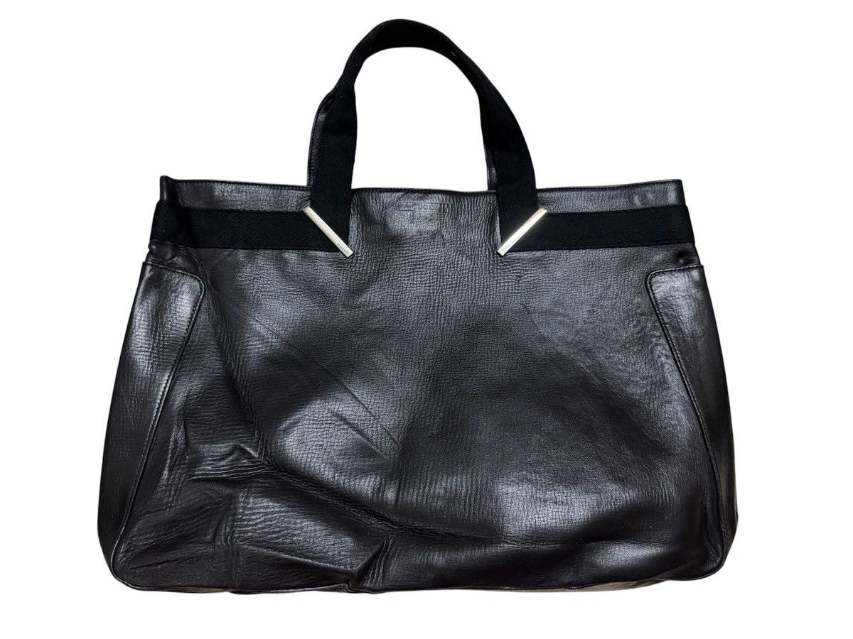 Gucci Authentic Gucci Balck Leather Tote Bag Size ONE SIZE - 1 Thumbnail