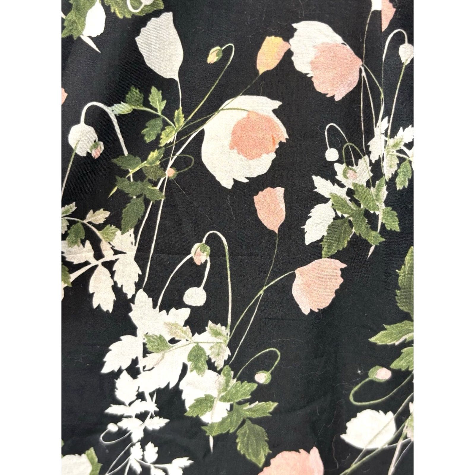Vintage J Crew I. Crew X Liberty Of London Floral Point Sur Peasant Top Blouse Women’s S Black Cottage Size S / US 4 / IT 40 - 6 Thumbnail