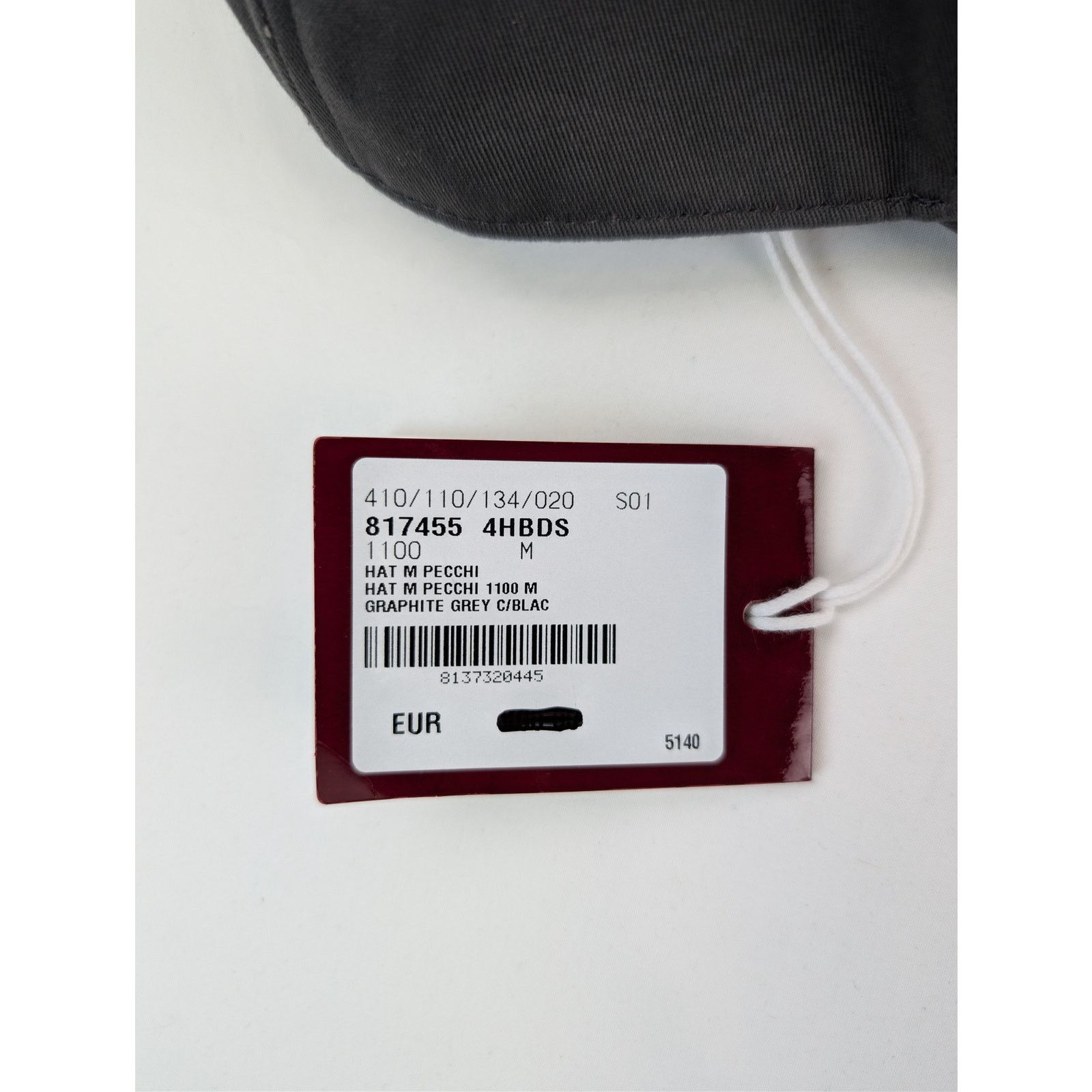 Gucci o1rshd1 Size: M / Pecchi Baseball Cap / Hat in Graphite Grey Size ONE SIZE - 14 Thumbnail