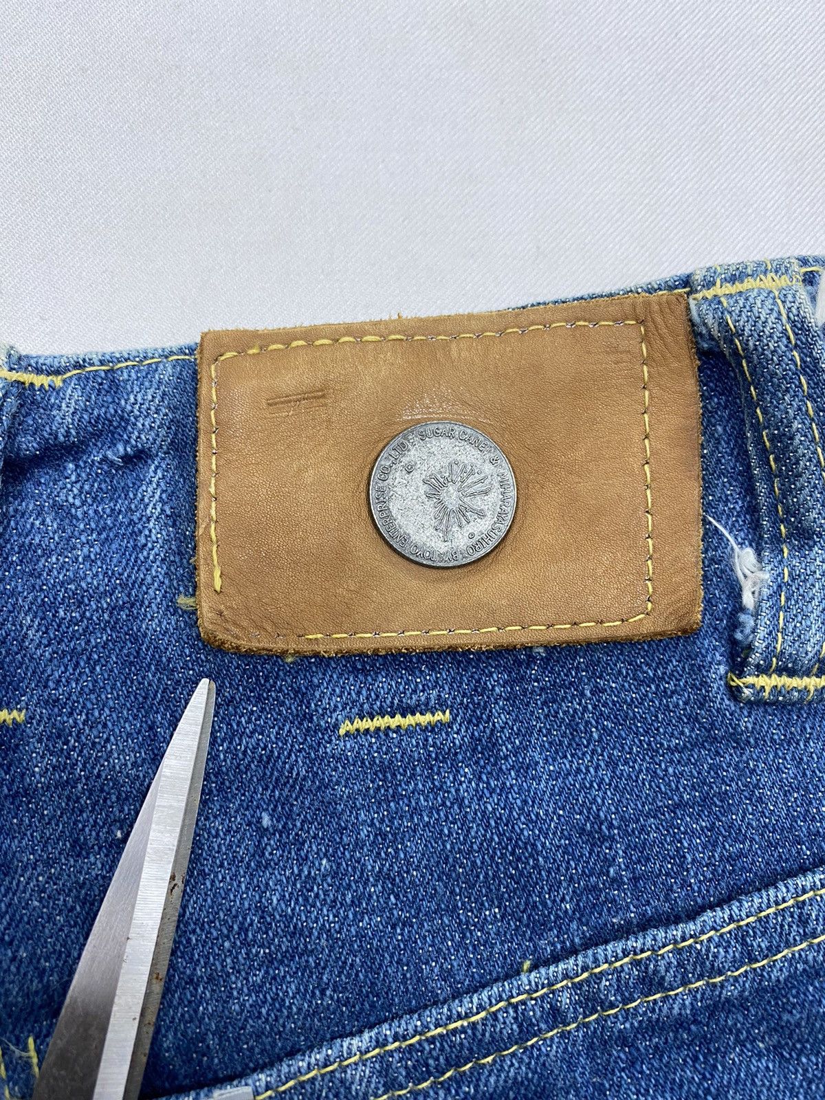 Sugar Cane Mihara Yasuhiro X Sugar Cane Selvedge Hybrid Flare Denim Size US 30 / EU 46 - 23 Thumbnail