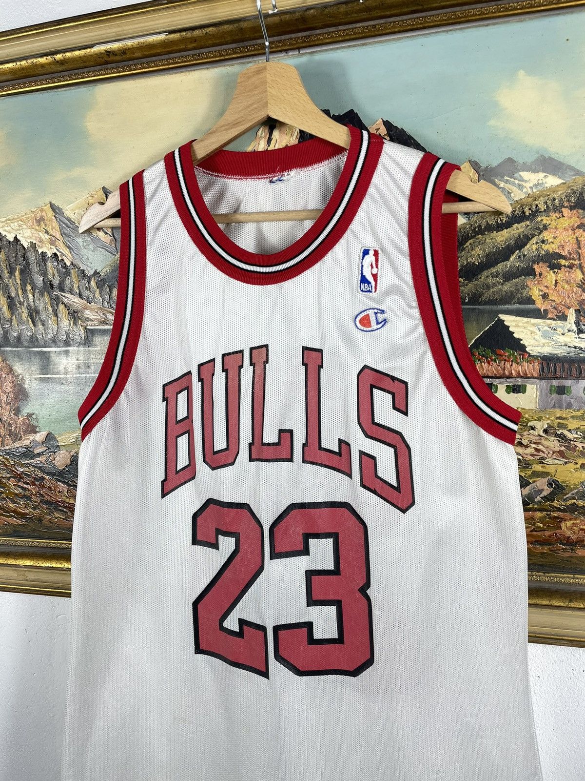 Champion × NBA Chicago Bulls Retro Jersey Tank Top Tee Jordan 23 Basketball Size US S / EU 44-46 / 1 - 4 Thumbnail