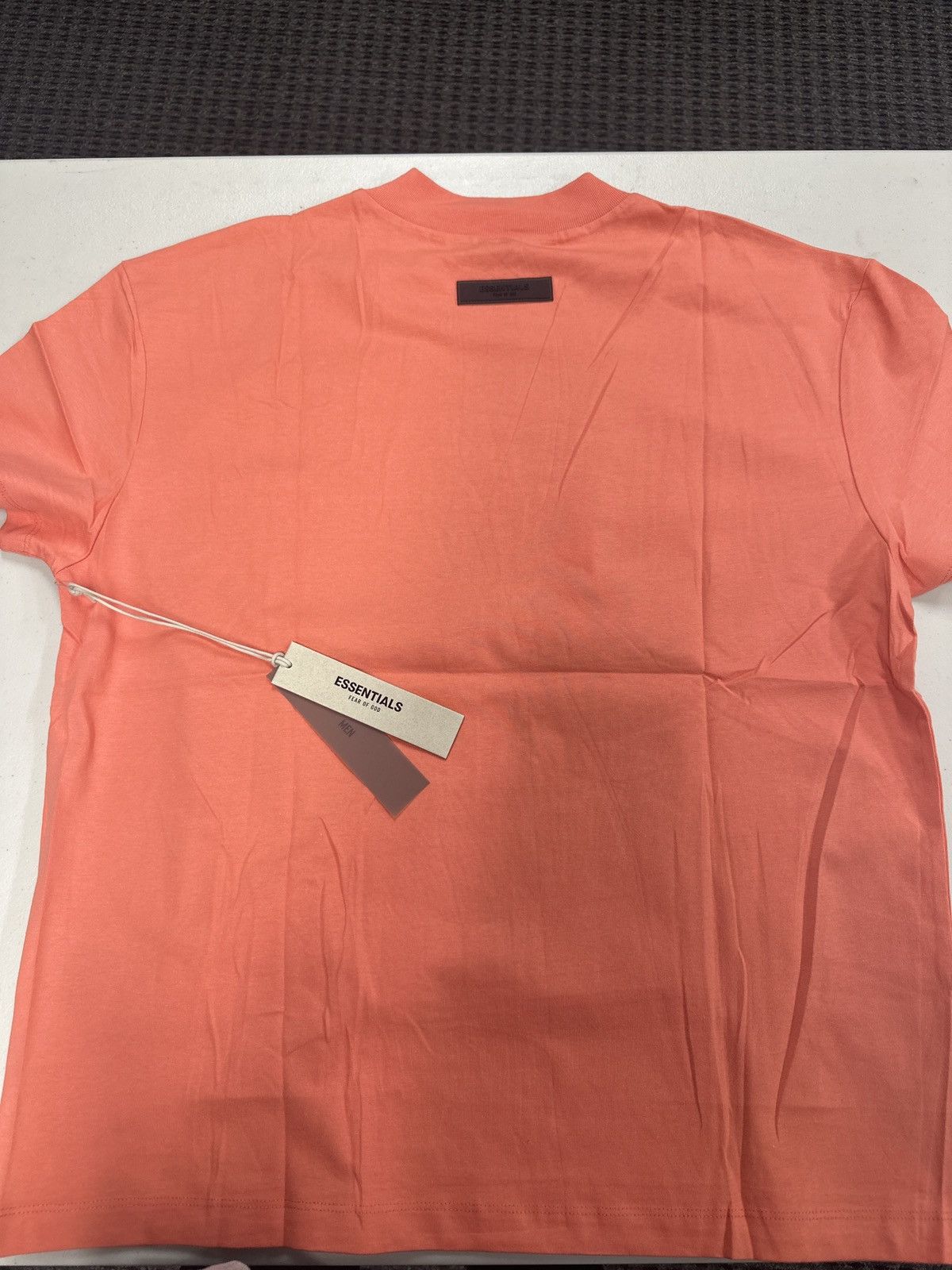 Essentials Fear of God Essentials Short sleeve tee Coral Size US XS / EU 42 / 0 - 3 Thumbnail
