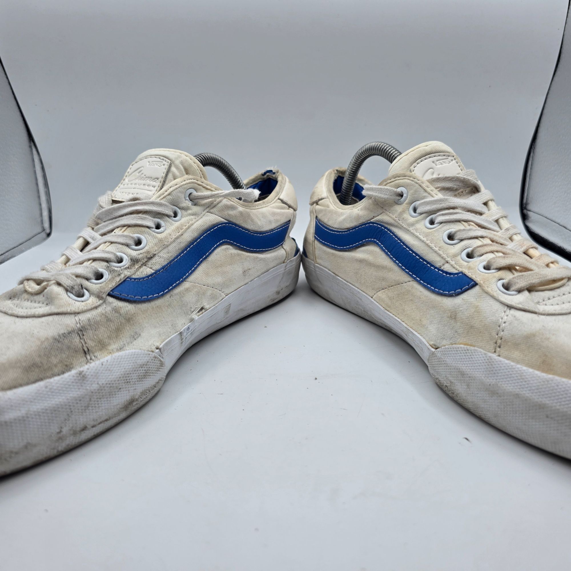 Vans Vans Chima Pro 2 Center Court Classic Mens 12 White Blue Ath Size US 12 / EU 45 - 2 Thumbnail