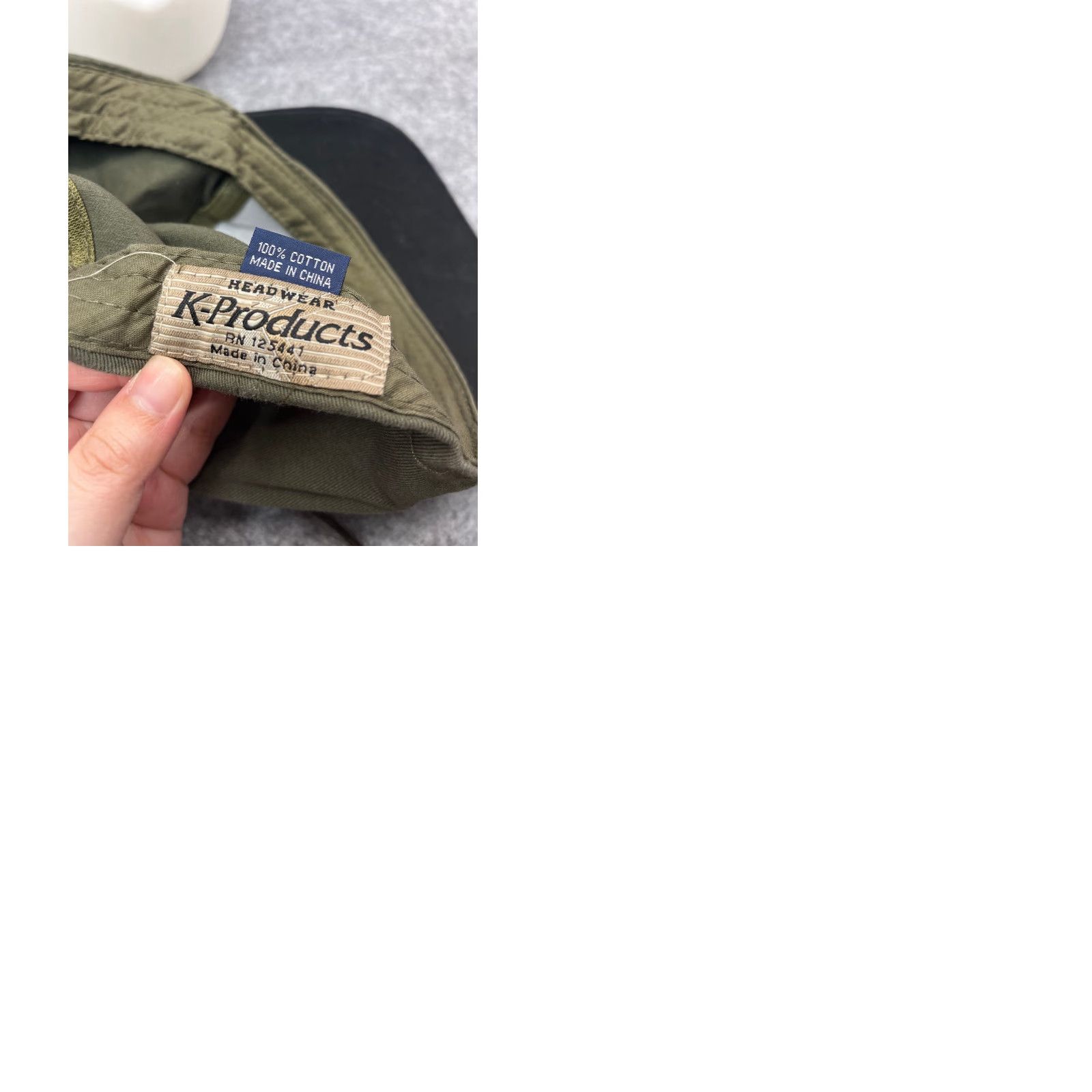 Equipment K-Products Kubota Hat Cap Strap Back Adult One Size Green Cotton Construction Equipment Baseball Cap Mens Size ONE SIZE - 9 Thumbnail