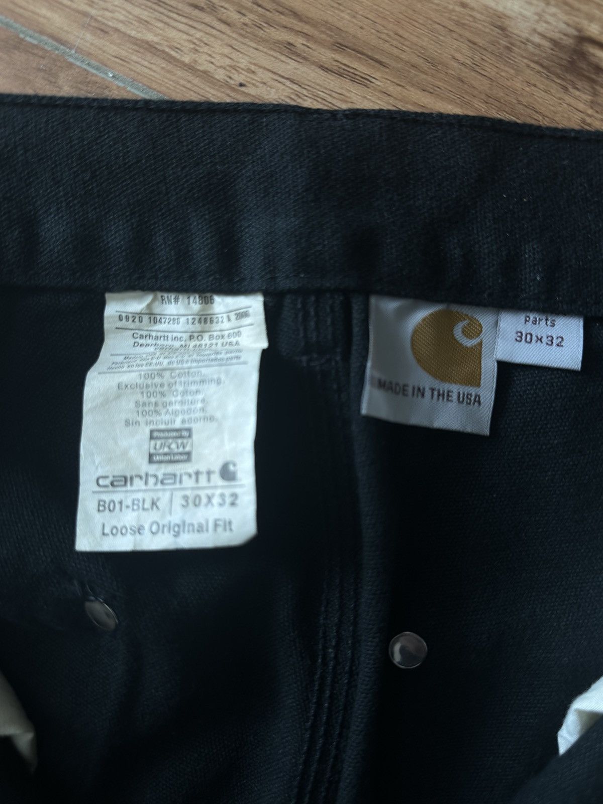 Carhartt Vintage Y2K Carhartt Cargo Pants Workwear Made in USA Retro Size US 30 / EU 46 - 12 Thumbnail