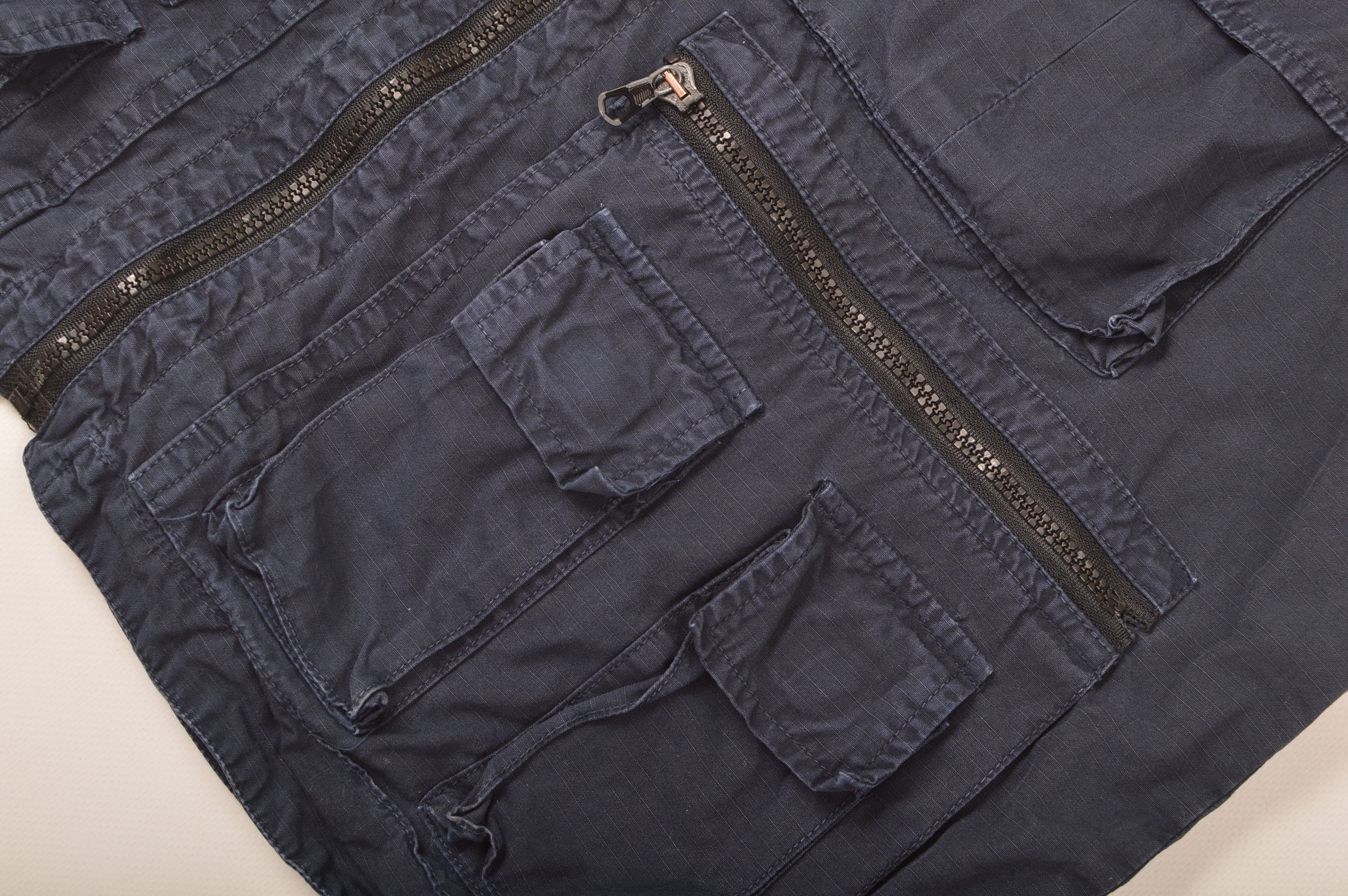 Mason Garments × Mason's Masons Sportswear Union Made Navy Utility Multipocket Vest Size US L / EU 52-54 / 3 - 5 Thumbnail