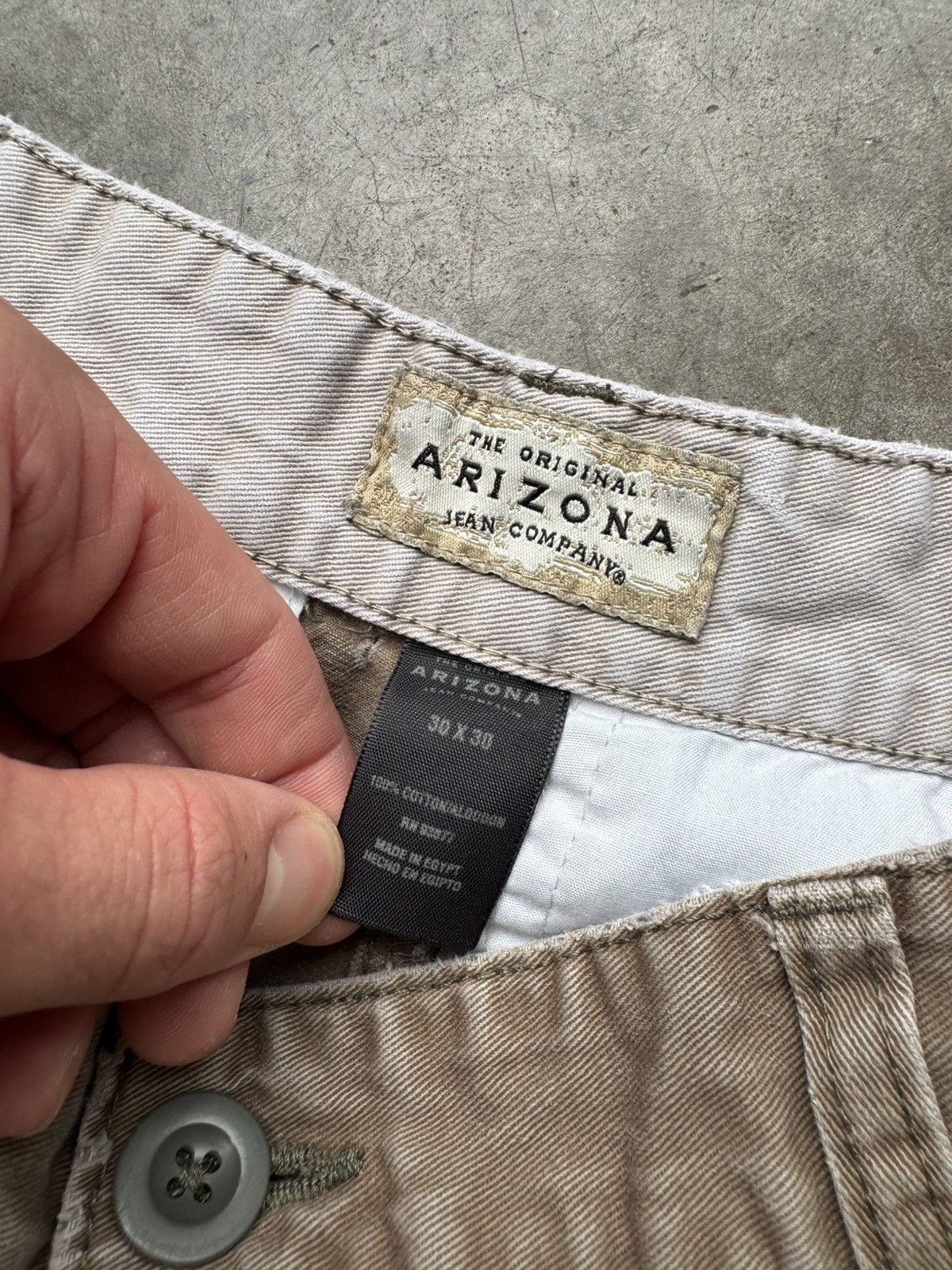 Arizona Jean Co. × Vintage Vintage 90’s/00’s Arizona Jean Co. Faded Brown Cargo Pants Size US 30 / EU 46 - 6 Thumbnail