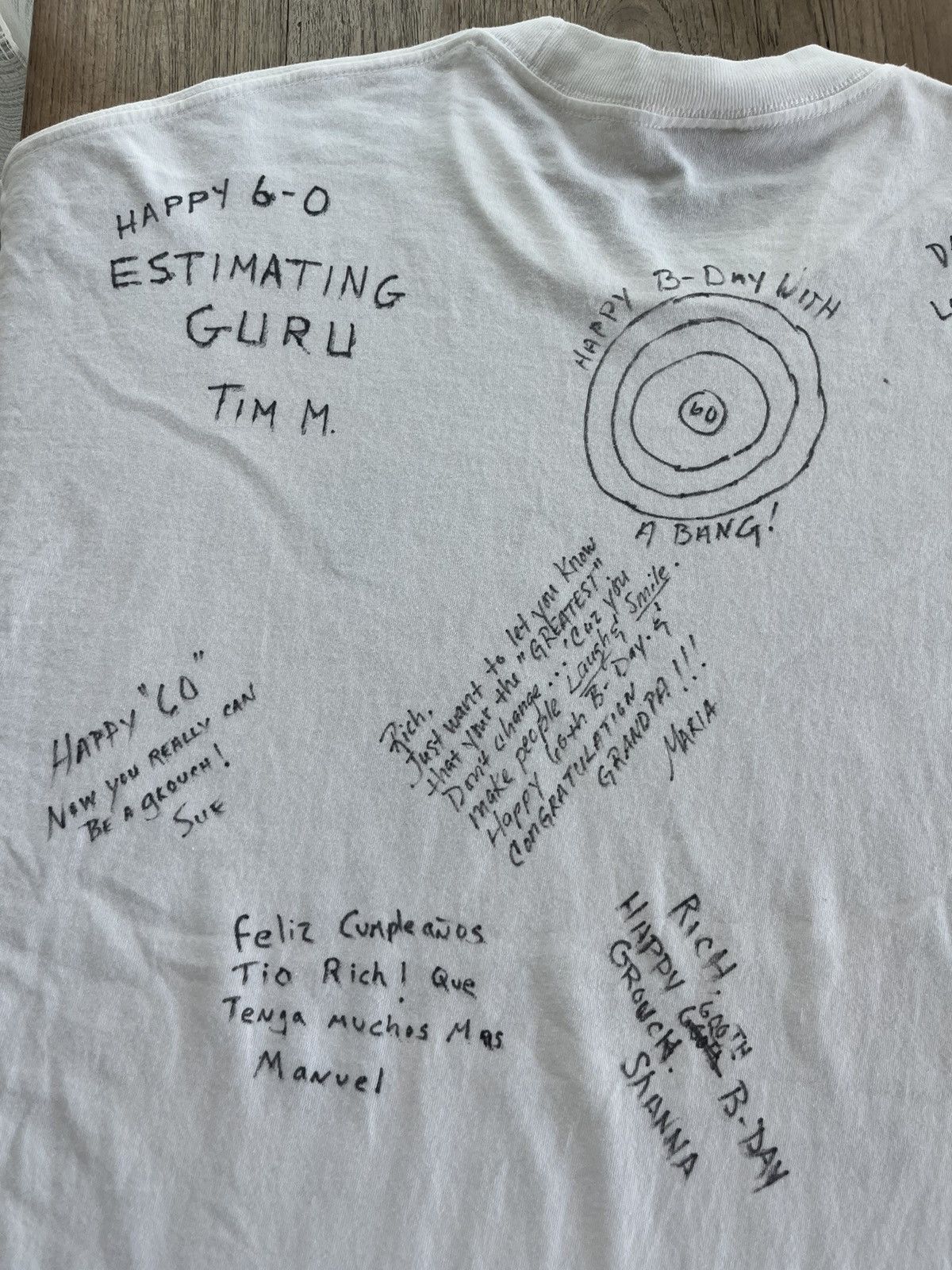 Vintage Vintage ABANNER YEAR 60’s Ago History 1996’s Tshirt Size US XL / EU 56 / 4 - 10 Thumbnail