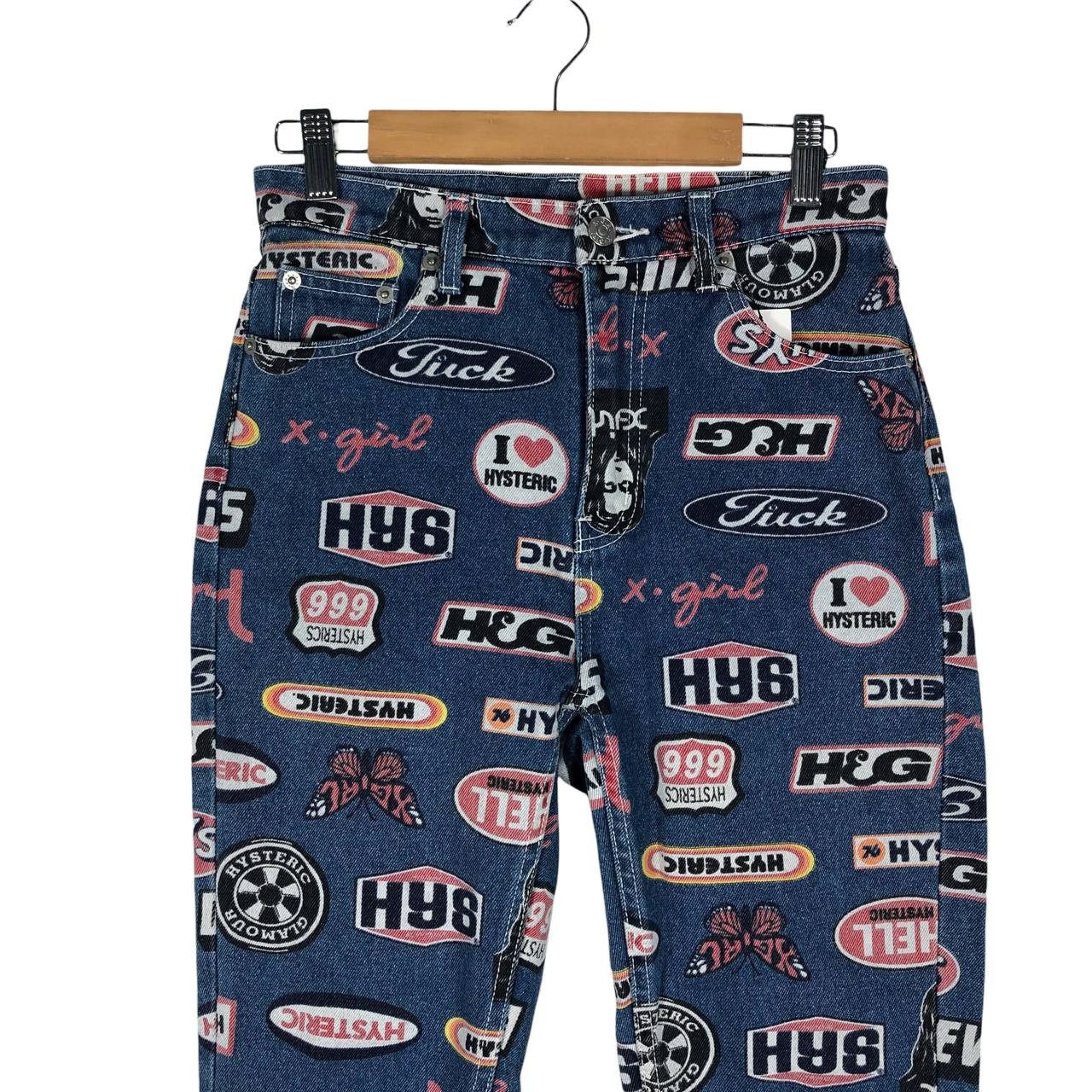Hysteric Glamour Hysteric Glamour X-Girl Size 1 Ladies Jeans Size 26" / US 2 / IT 38 - 2 Thumbnail