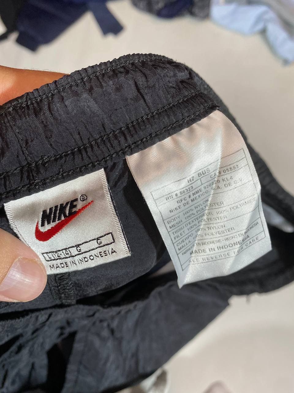 Nike × Vintage Nike Streetwear Y2K Vintage Black Size US 34 / EU 50 - 6 Thumbnail