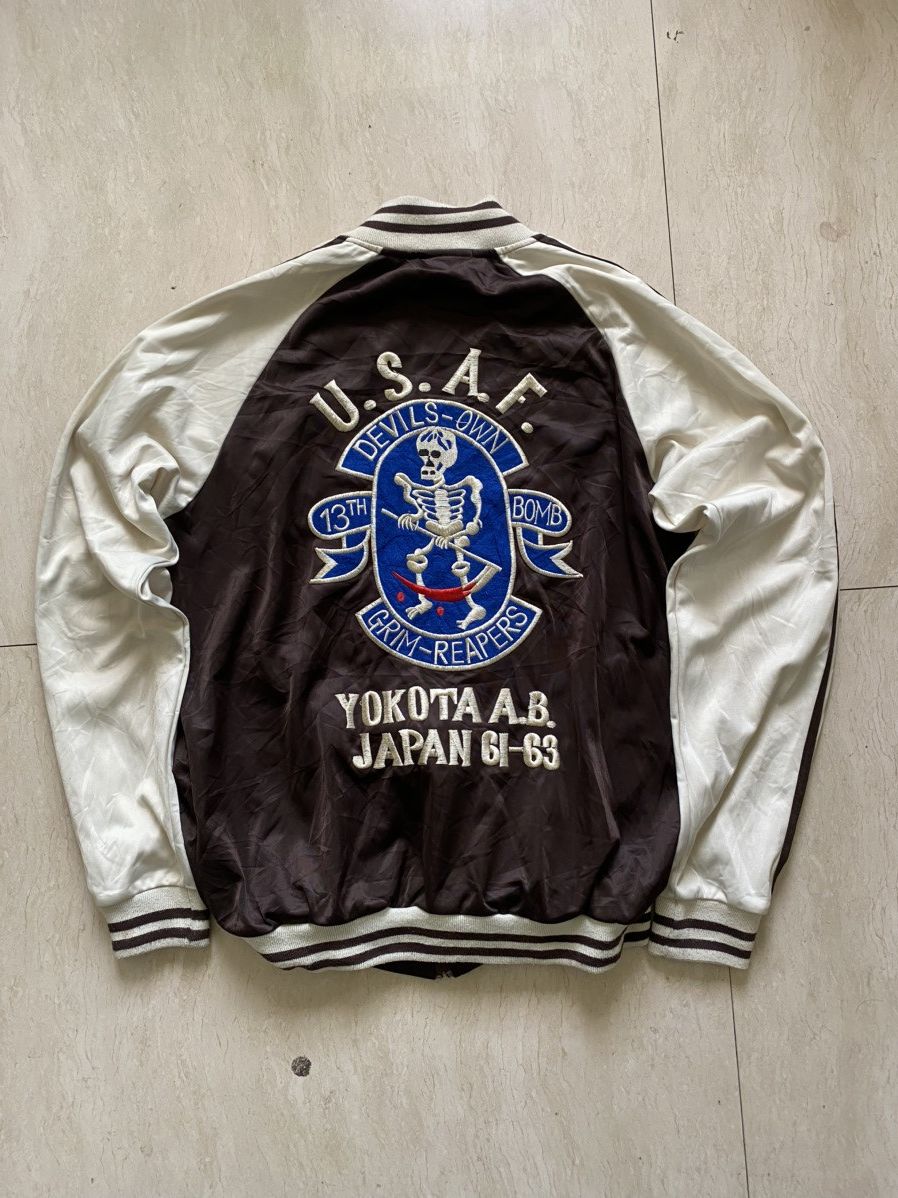 Japanese Brand Vintage souvenir jacket 13th bomb devils-own yokota japan Size US M / EU 48-50 / 2 - 1 Thumbnail