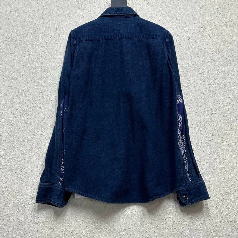 Visvim visvimOxford Water Drop Cashew Flower Shirt 2503-Nextarrow Size US S / EU 44-46 / 1 - 2 Thumbnail