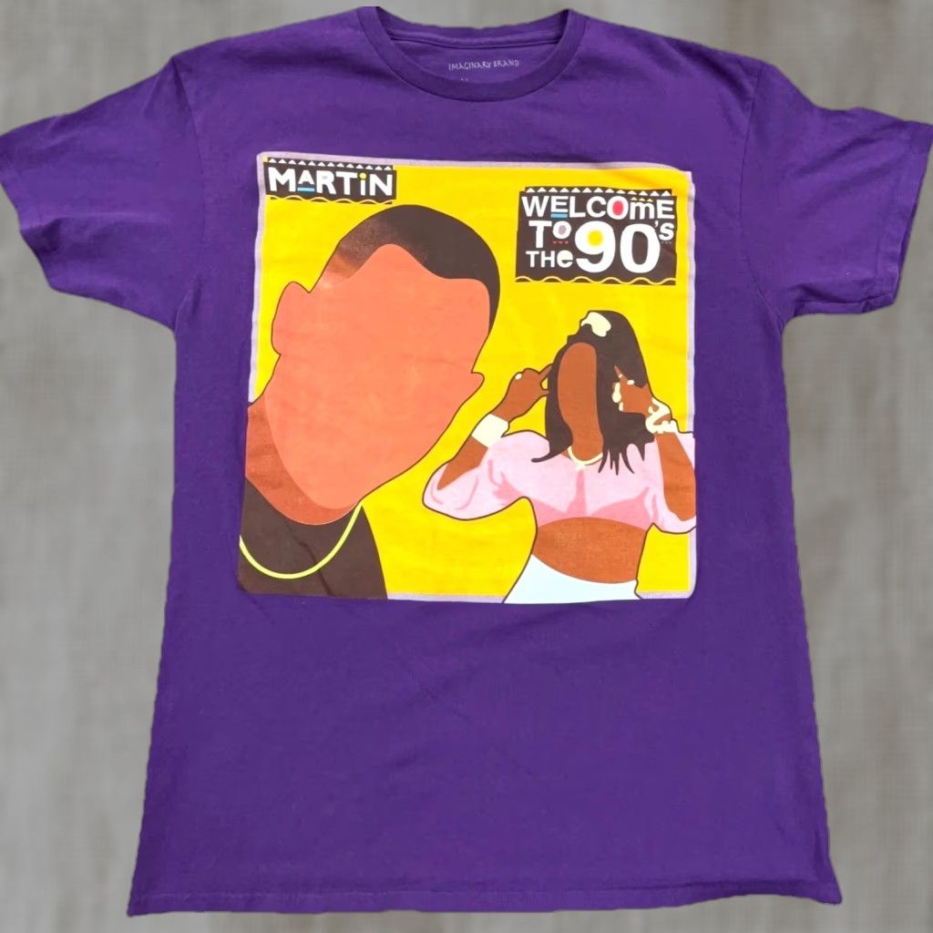 Etro VINTAGE Martin Shirt Men Medium Purple TV Show Lawrence 90s Retro VTG Hip Hop Rap Adult Size US M / EU 48-50 / 2 - 1 Thumbnail