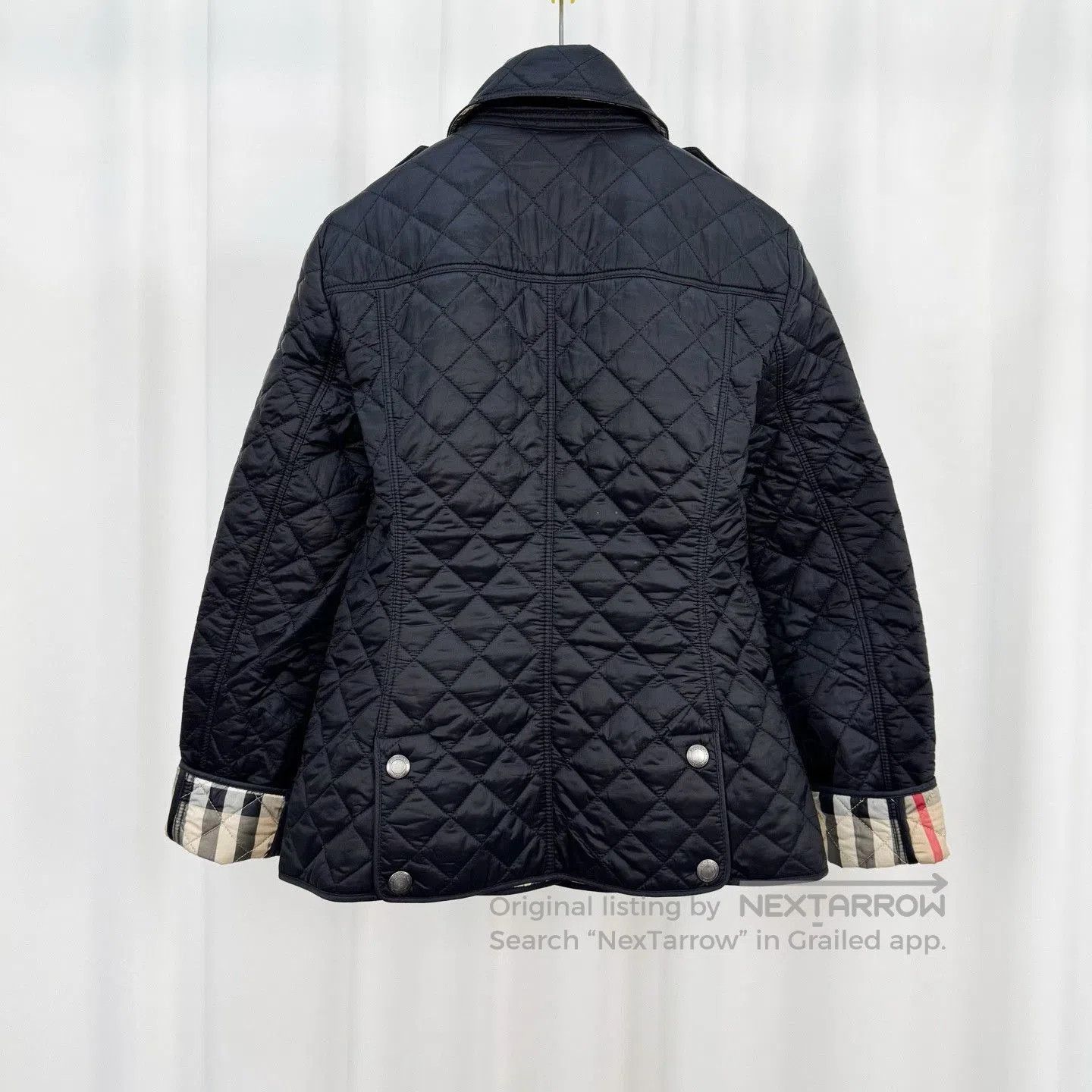 Burberry Burberry Quilted Inner Check Cotton Coat. Size XS / US 0-2 / IT 36-38 - 2 Thumbnail