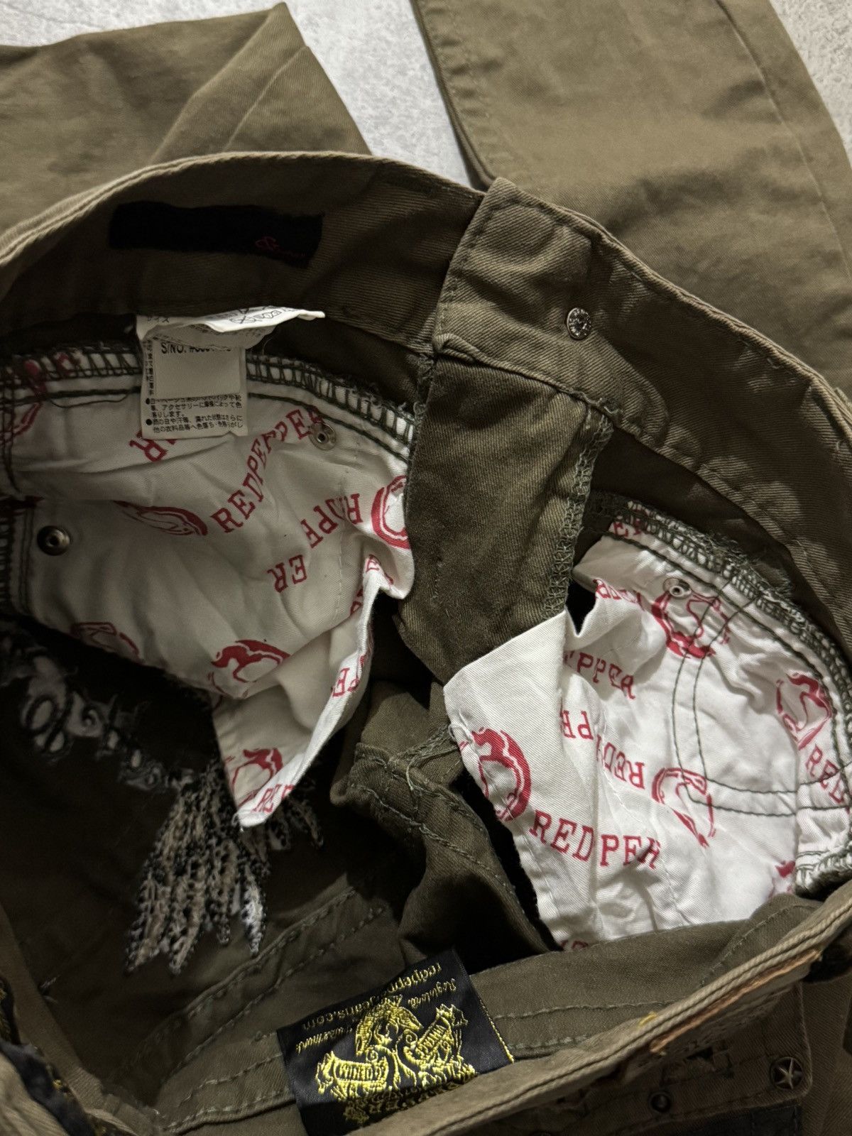 Hysteric Glamour Red Peppers Studded ifsixwasnine grunge pants Size 29" - 10 Thumbnail