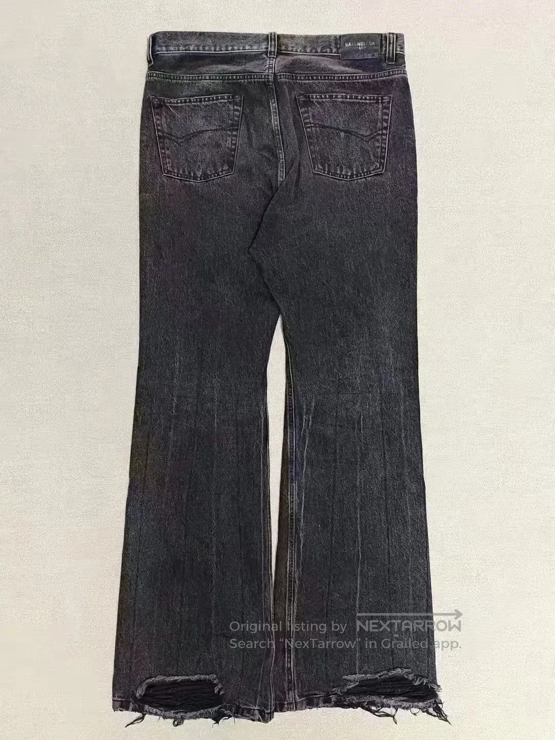 Balenciaga Balenciaga Lost Tape Flared Jeans. Size 24" / US 00 / IT 34 - 2 Thumbnail