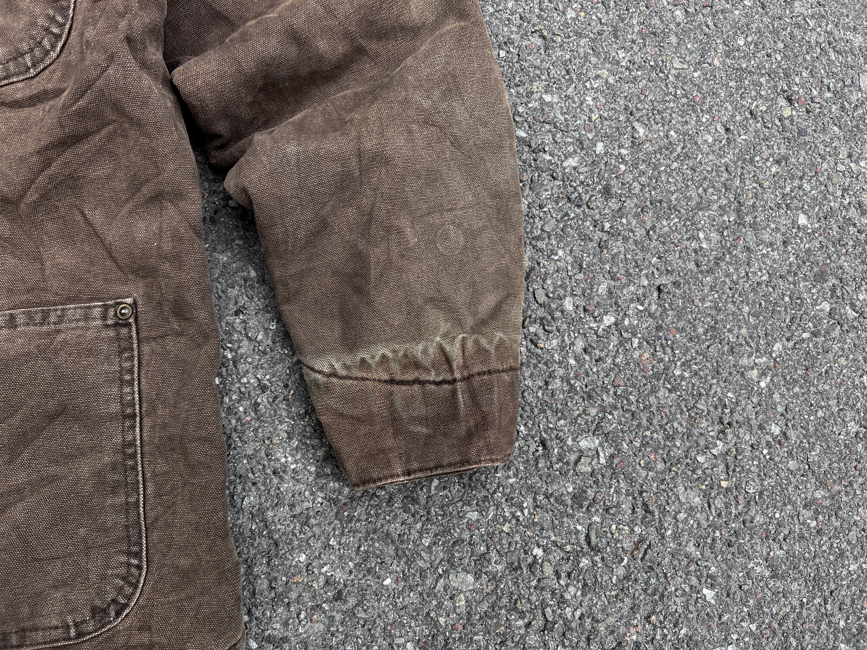 Carhartt 💲RARE💲Vintage Carhartt Chore Jacket Lined Brown M Size Size US M / EU 48-50 / 2 - 10 Thumbnail