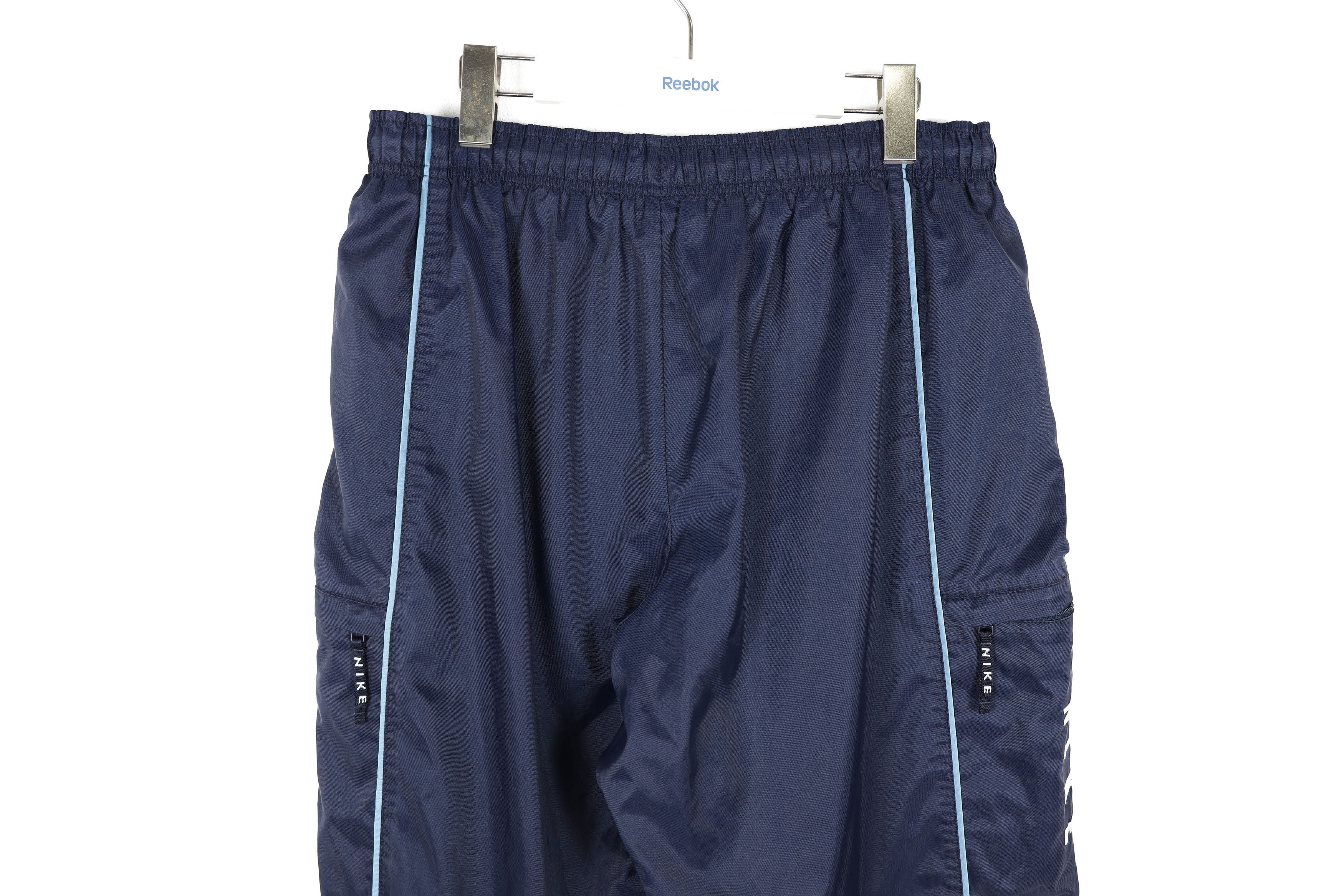 Nike × Vintage Vintage Nike Swoosh Logo Nylon Track Cargo Pants Size US 32 / EU 48 - 10 Thumbnail