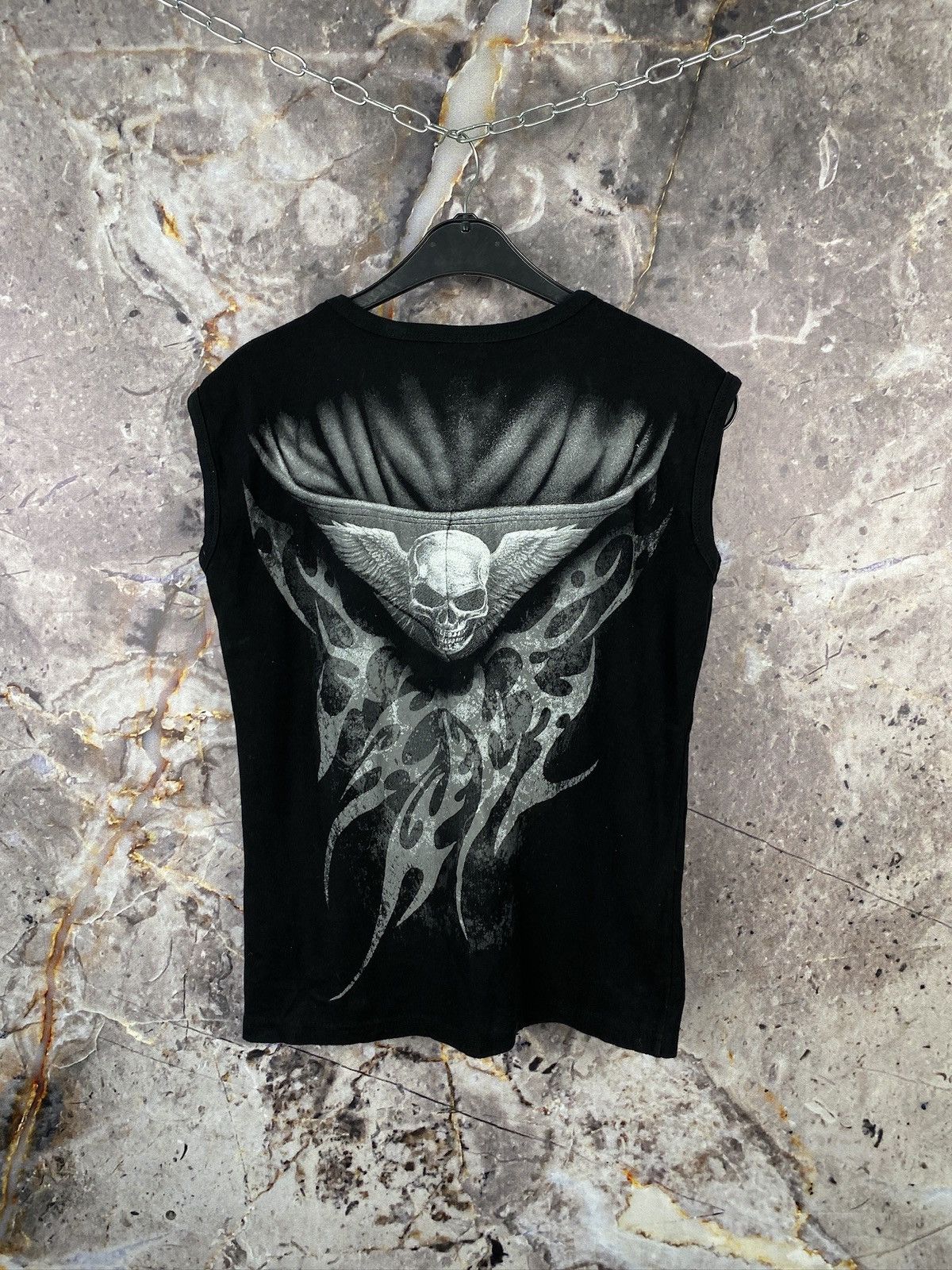 Vintage Men’s Spiral Shirt Sleeveless Skeleton Size Medium Size US M / EU 48-50 / 2 - 13 Thumbnail