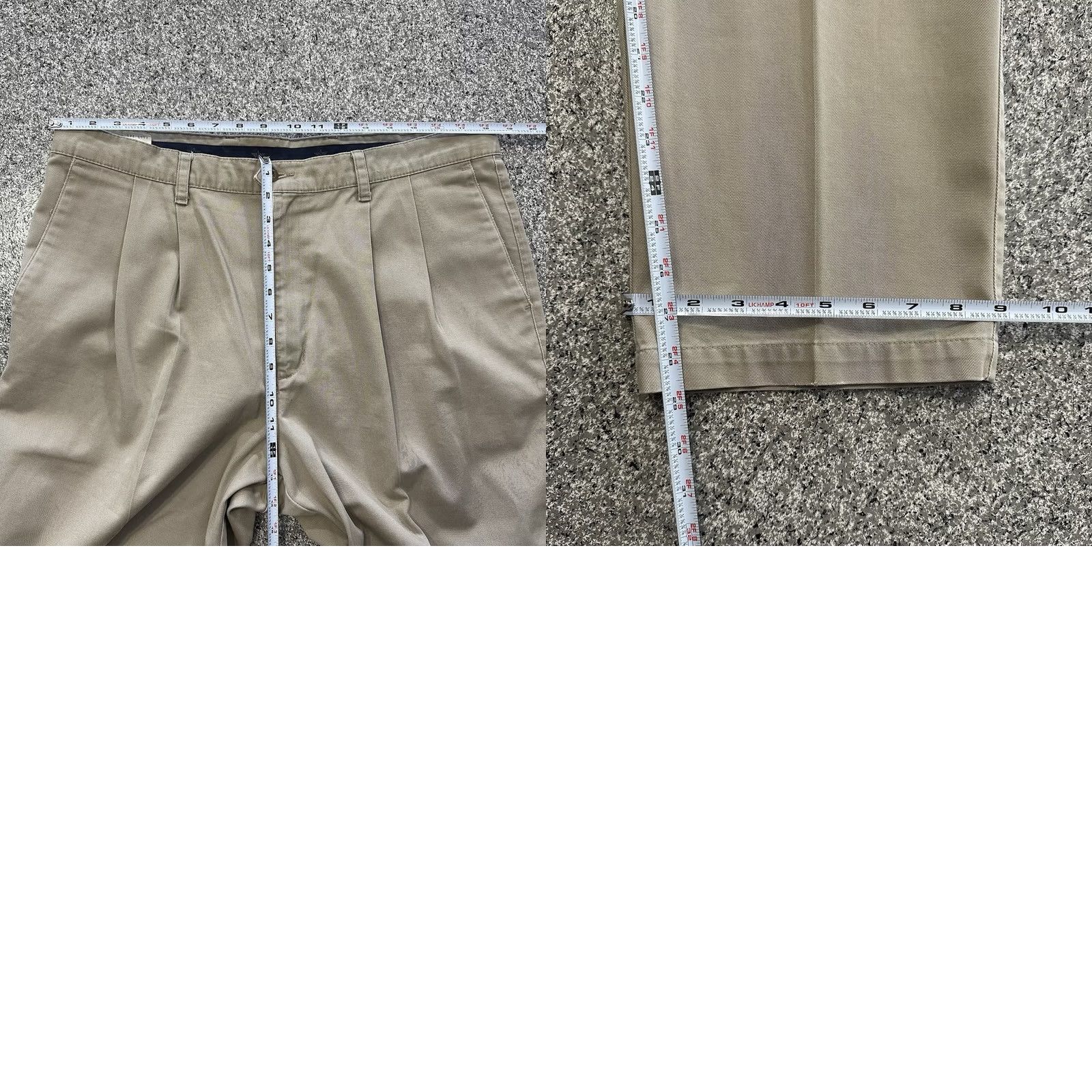 Dockers VINTAGE Dockers Khakis Pants Men 38x30 Slim Pleated Straight Cotton Beige Size US 38 / EU 54 - 8 Thumbnail