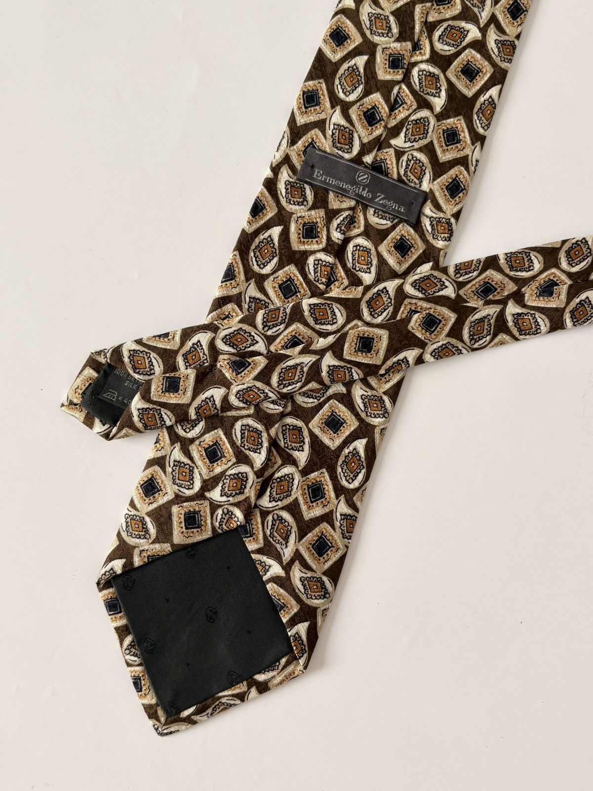 Ermenegildo Zegna ERMENEGILDO ZEGNA SILK NECKTIE PAISLEY TIE MADE IN ITALY Size ONE SIZE - 5 Thumbnail