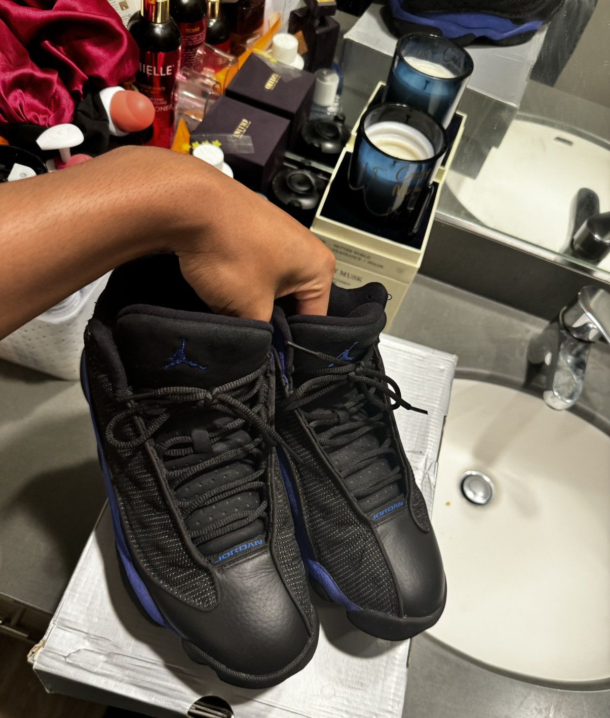 Jordan Brand Jordan 13 Retro Black Hyper Royal Size US 9.5 / EU 42-43 - 8 Thumbnail