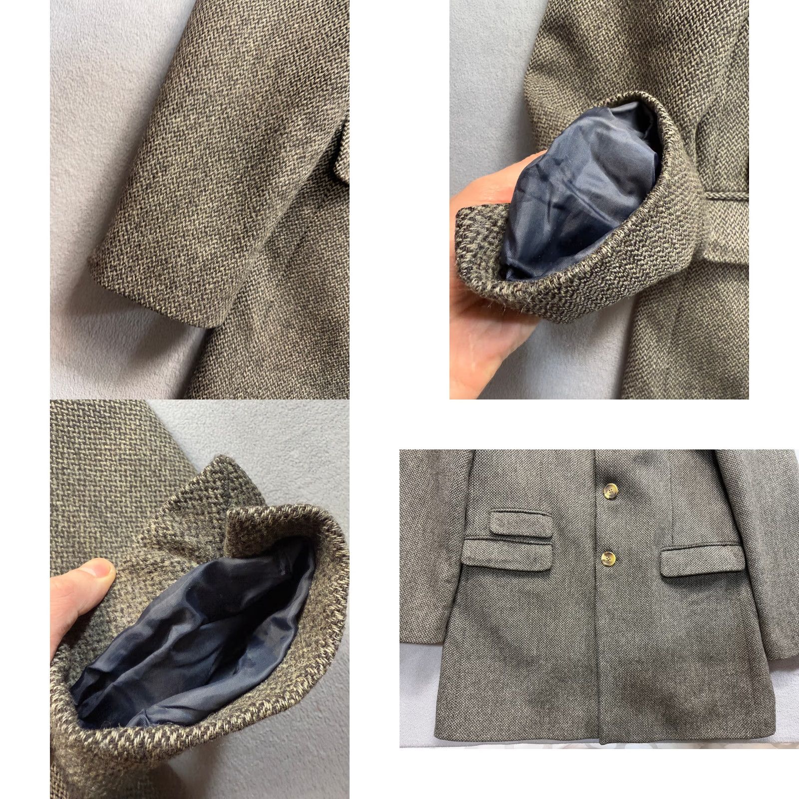 NEXT Next Wool Coat Mens size L Coat Wool gray/green Overcoat NEXT Shirt Mens L Size US L / EU 52-54 / 3 - 9 Thumbnail