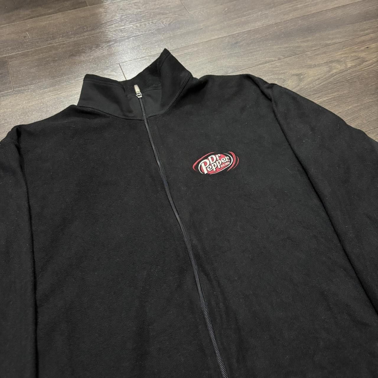Designer Vintage Dr Pepper fleece zip up sweatshirt 00s XL Size US XL / EU 56 / 4 - 3 Thumbnail