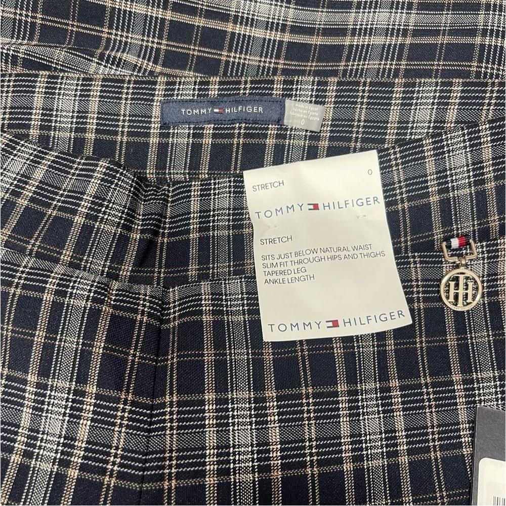Tommy Hilfiger Pull on Skinny Leg Plaid Pant Womens Tommy Hilfiger Size 0 Size 25" / US 0 / IT 36 - 5 Thumbnail