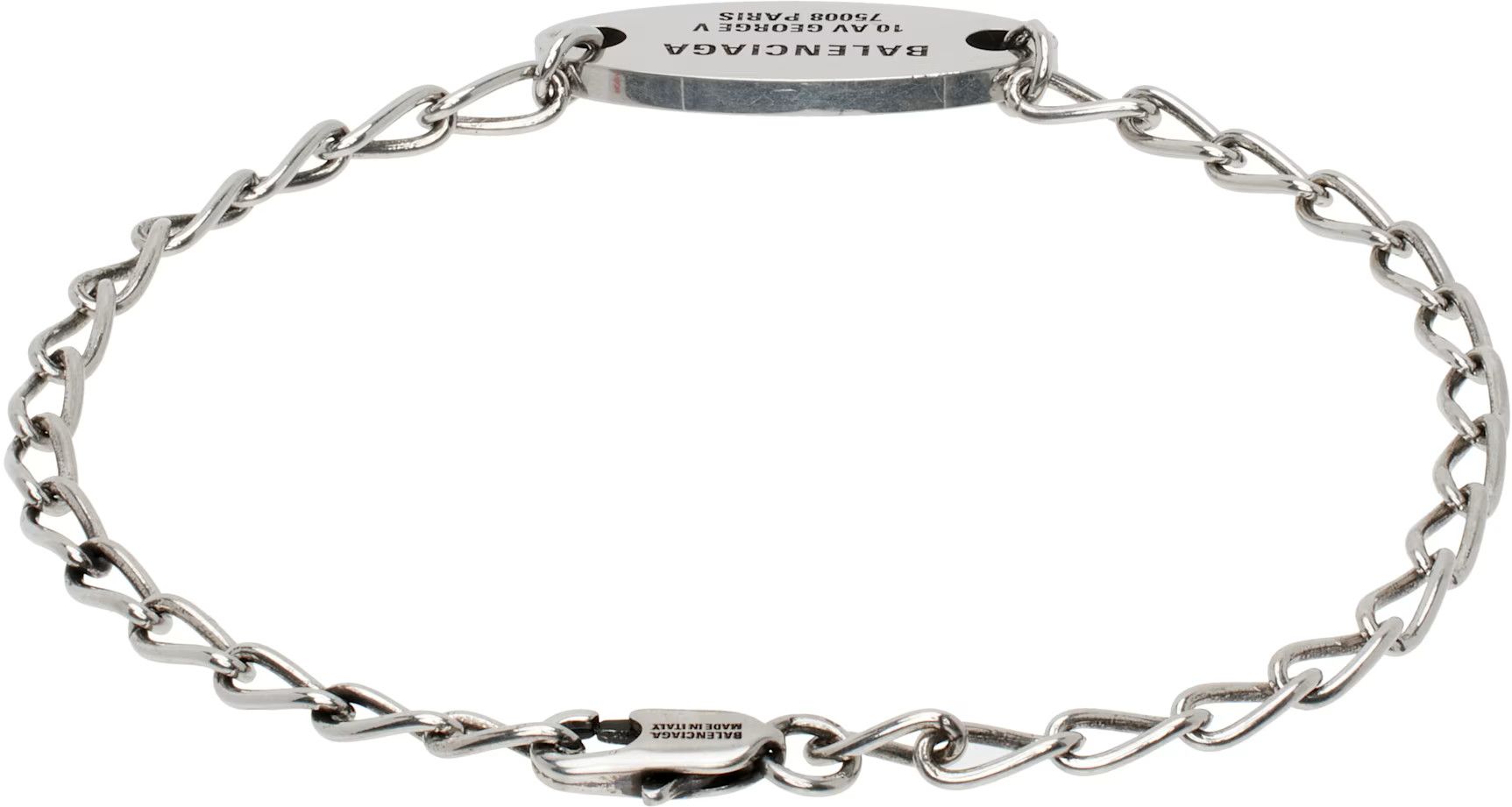 Balenciaga Balenciaga Silver Everyday Bracelet Size ONE SIZE - 2 Thumbnail