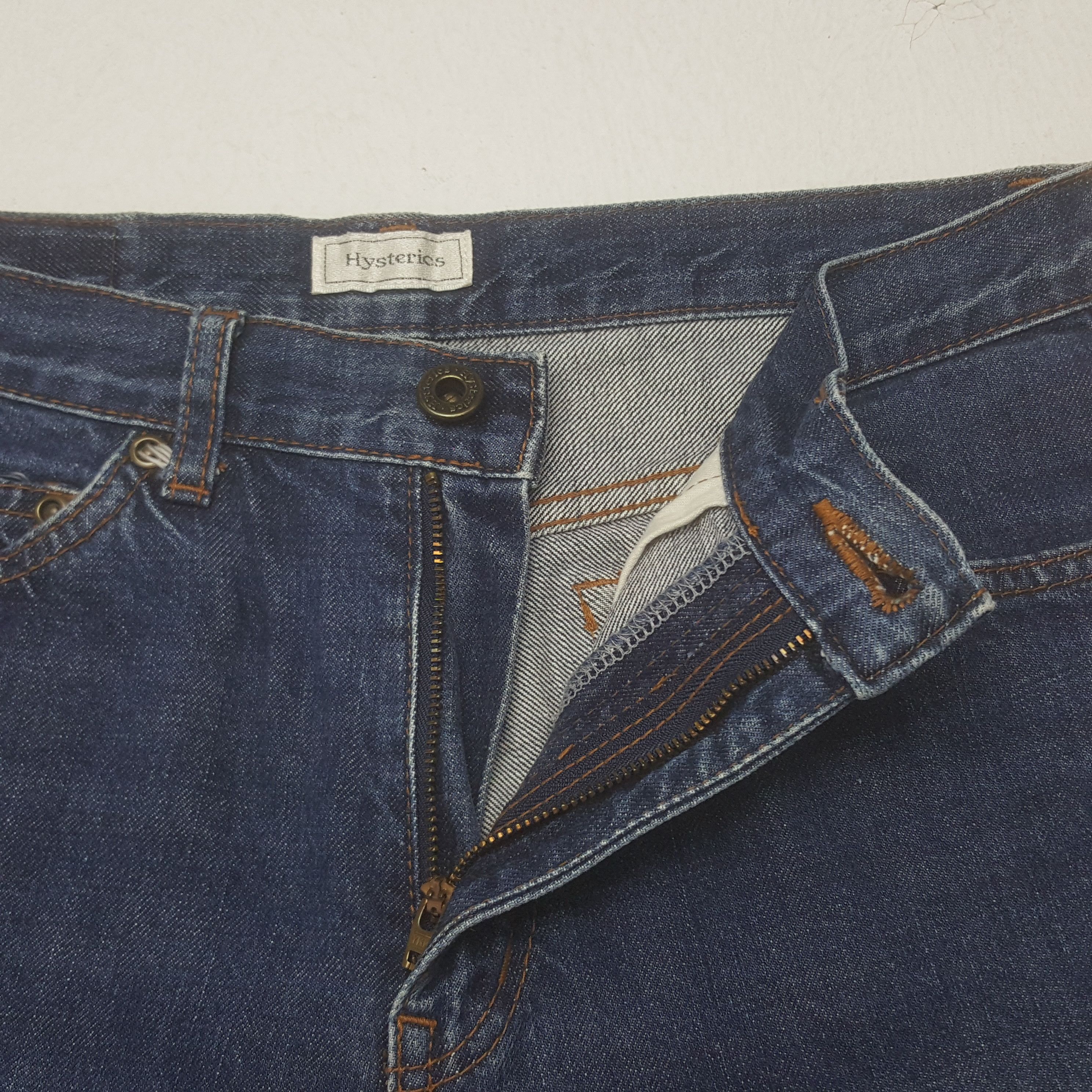 Hysteric Glamour × Vintage Vintage Hysteric Glamour Custom Art Logo Pocket Denim Jeans Size 28" / US 6 / IT 42 - 12 Thumbnail