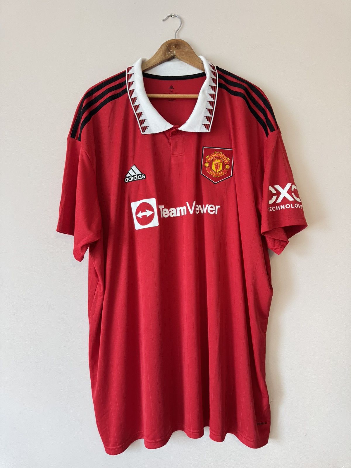 Adidas Manchester United 2022-2023 Home Soccer Jersey Football Kit Size US XXL / EU 58 / 5 - 1 Thumbnail
