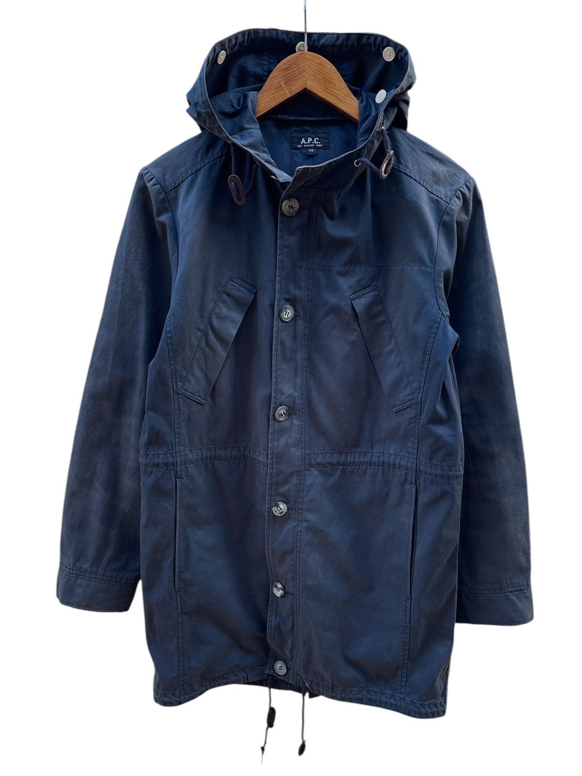 APC Rue Madame Paris Fishtail Parka Hoodie Jacket