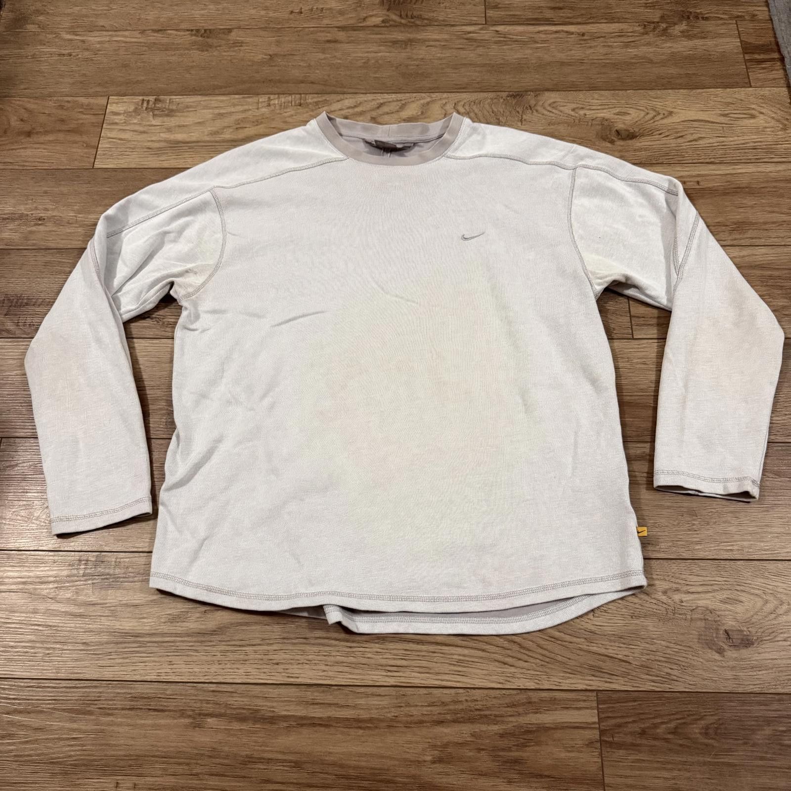 Nike Vintage Y2K Nike Grey Swoosh Sweatshirt XL Gym Size US XL / EU 56 / 4 - 1 Thumbnail