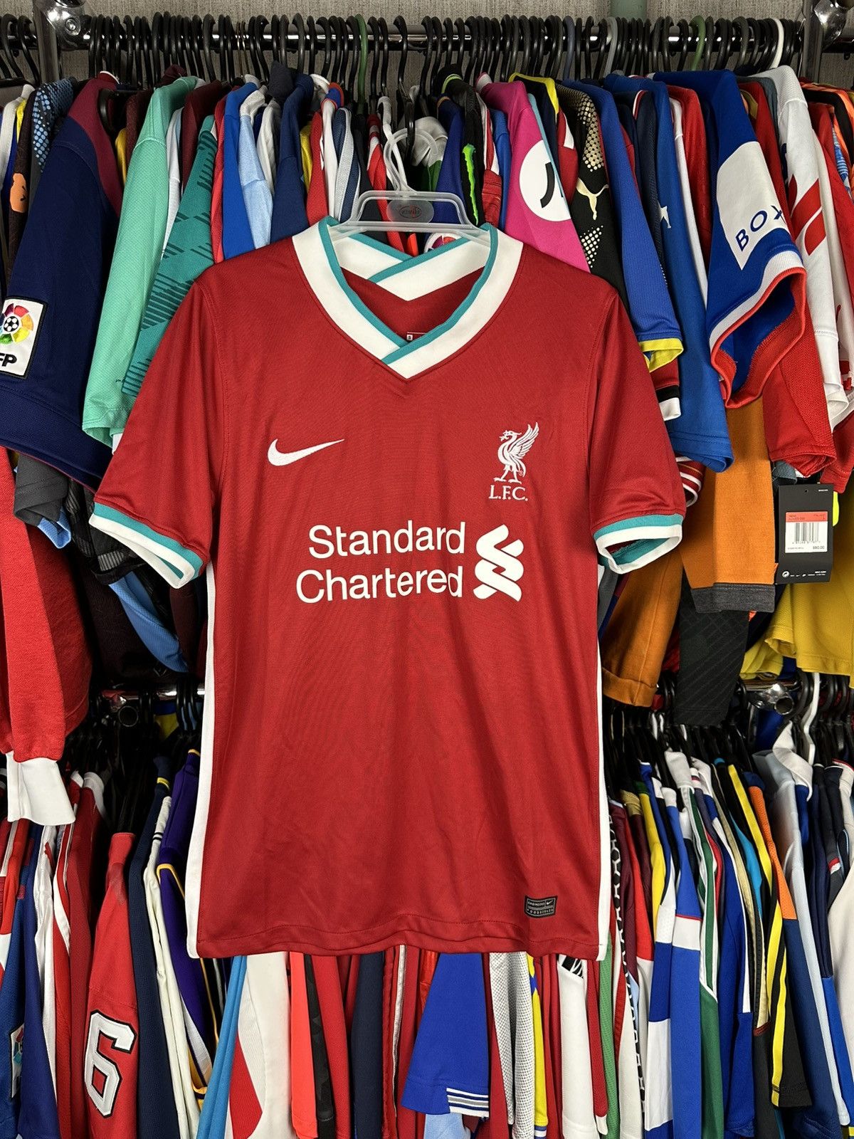 Other NIKE LIVERPOOL 2020 2021 HOME FOOTBALL SHIRT SOCCER JERSEY Size US S / EU 44-46 / 1 - 1 Thumbnail