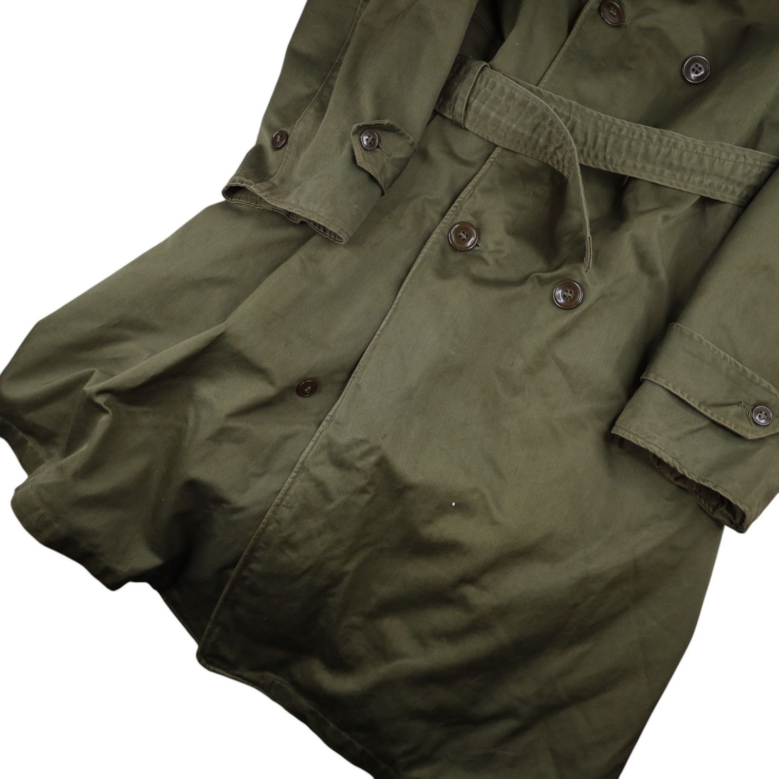 Vintage Vintage Military Surplus Wool Lined Trench Coat Size US M / EU 48-50 / 2 - 4 Thumbnail