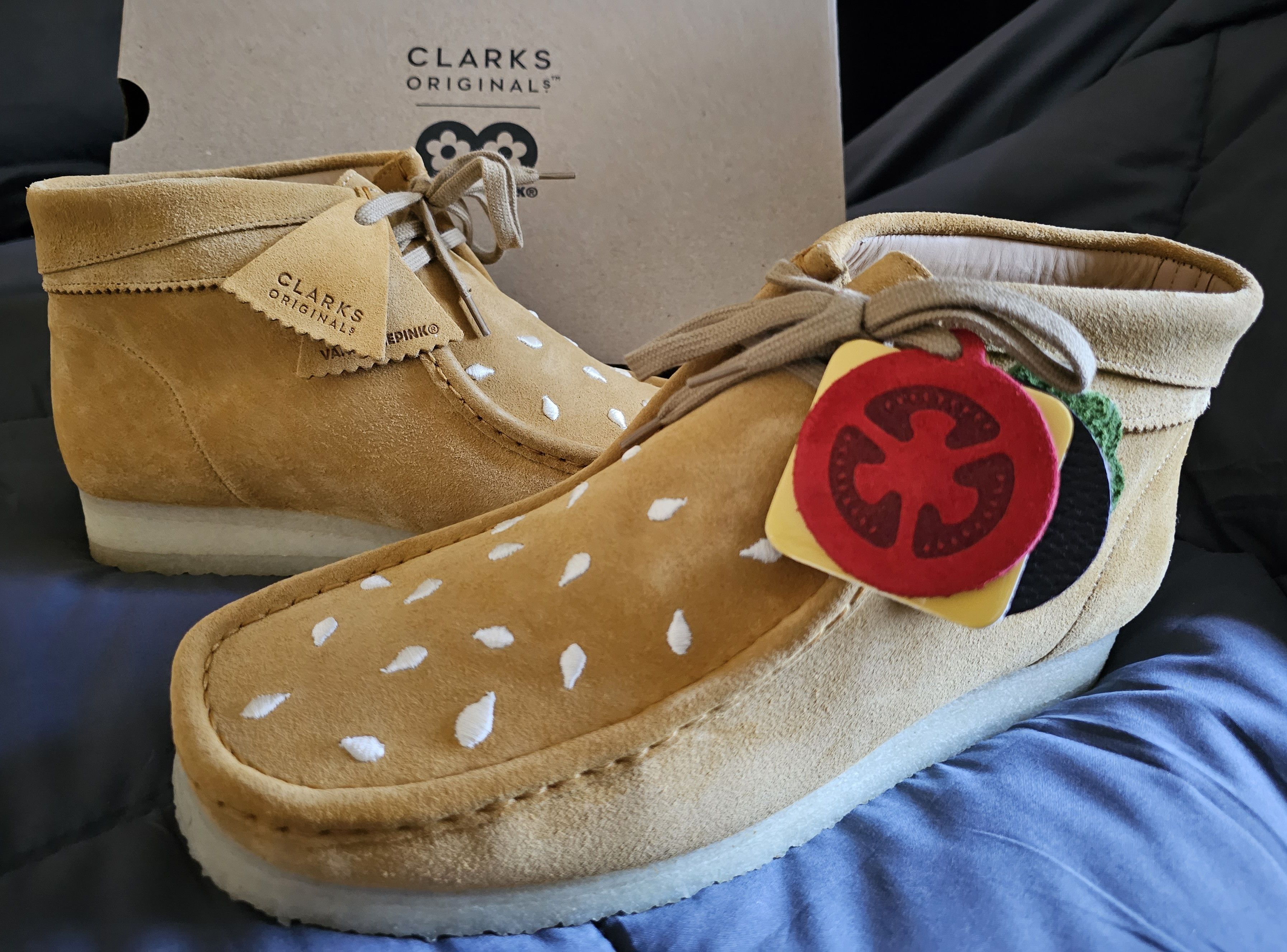 Clarks Vandy The Pink Vandy the pink hamburger Clark Wallabees Grailed