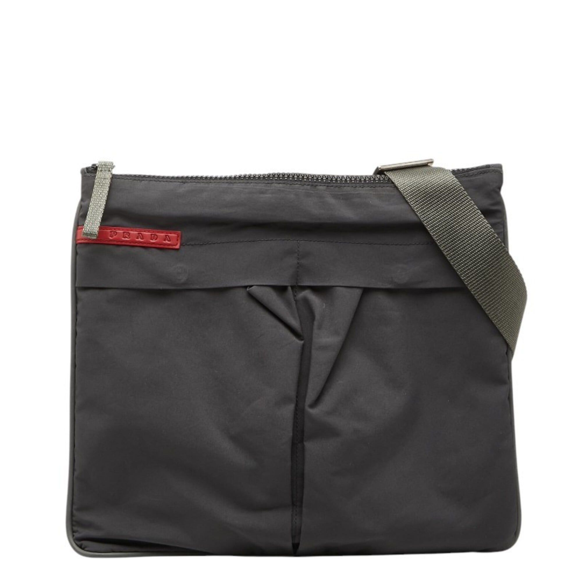 Prada Pradasports Prada Sport Crossbody Shoulder Bag, Gray Nylon, Women's PRADA SPORTS Size ONE SIZE - 1 Thumbnail
