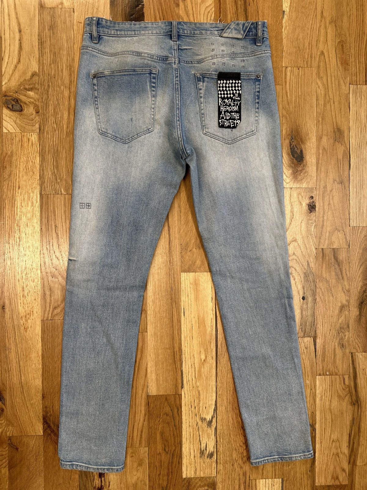 Ksubi Ksubi Plain Blue Denim Jeans Sz 33 Size US 33 - 2 Thumbnail