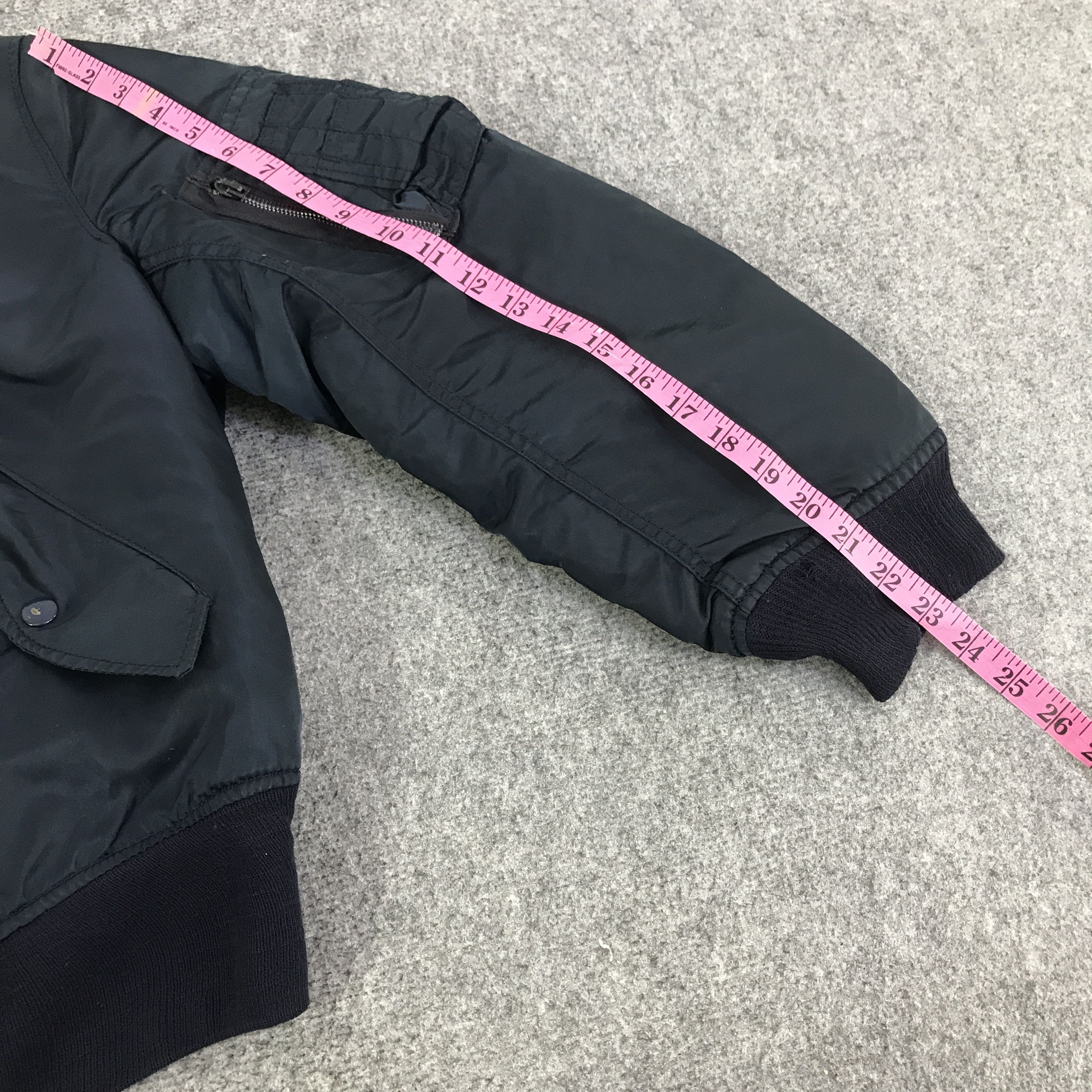 Alpha Industries Vtg Alpha Industries bombers Navy jacket K109B15 Size US M / EU 48-50 / 2 - 7 Thumbnail