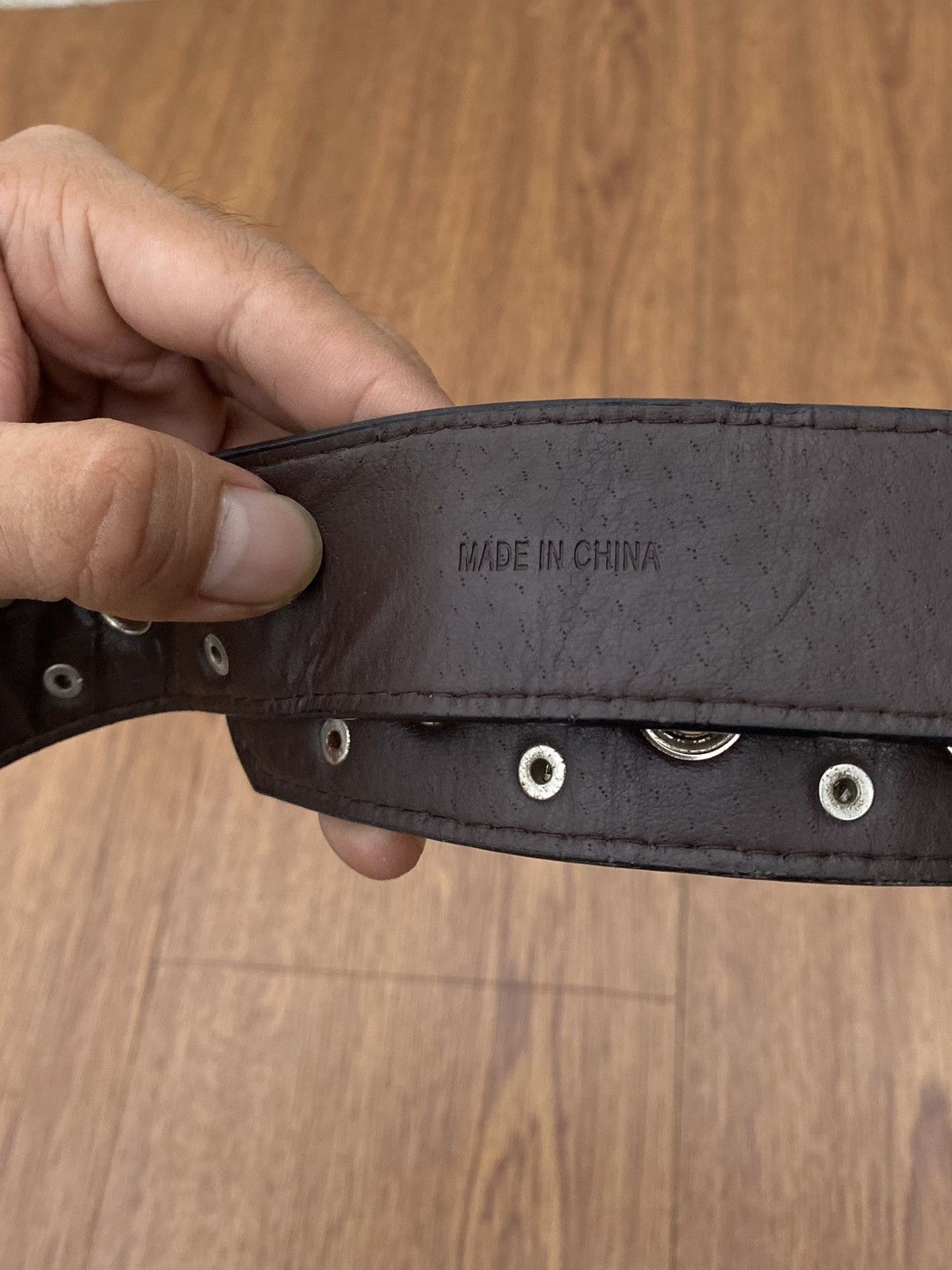 If Six Was Nine × Japanese Brand × Le Grande Bleu (L.G.B.) Black ringer punk belt Size ONE SIZE - 4 Thumbnail