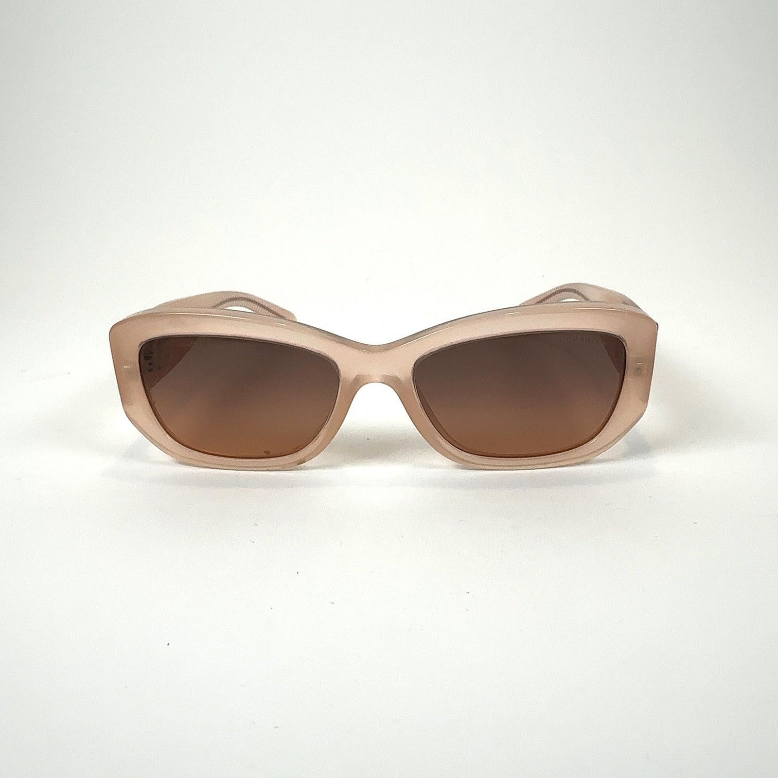 Chanel Chanel Peach Acetate CC Sunglasses Size ONE SIZE - 5 Thumbnail