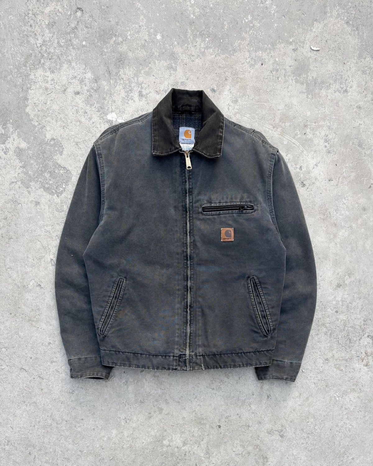 ❌ SOLD ❌VTG 04’s Petrol Gray Carhartt Detroit Jacket J97 PTL