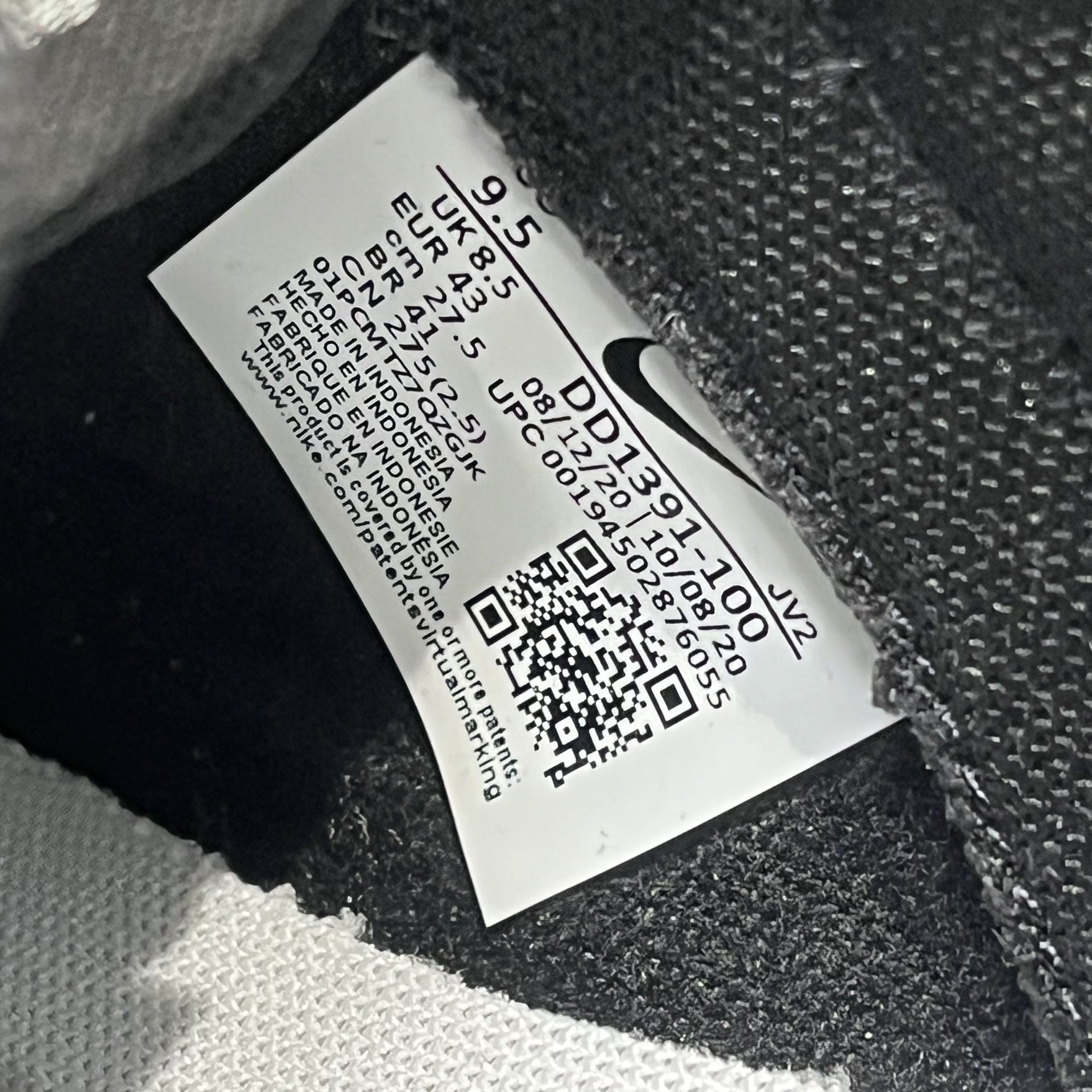 Nike Nike Dunk Low retro Black White Size US 9.5 / EU 42-43 - 6 Thumbnail