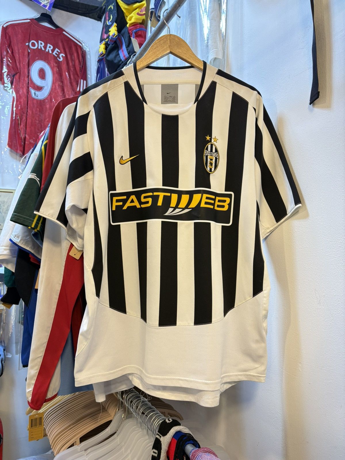 Nike Vintage 2003-2004 Juventus FC DEL PIERO 10 Size US XXL / EU 58 / 5 - 4 Thumbnail