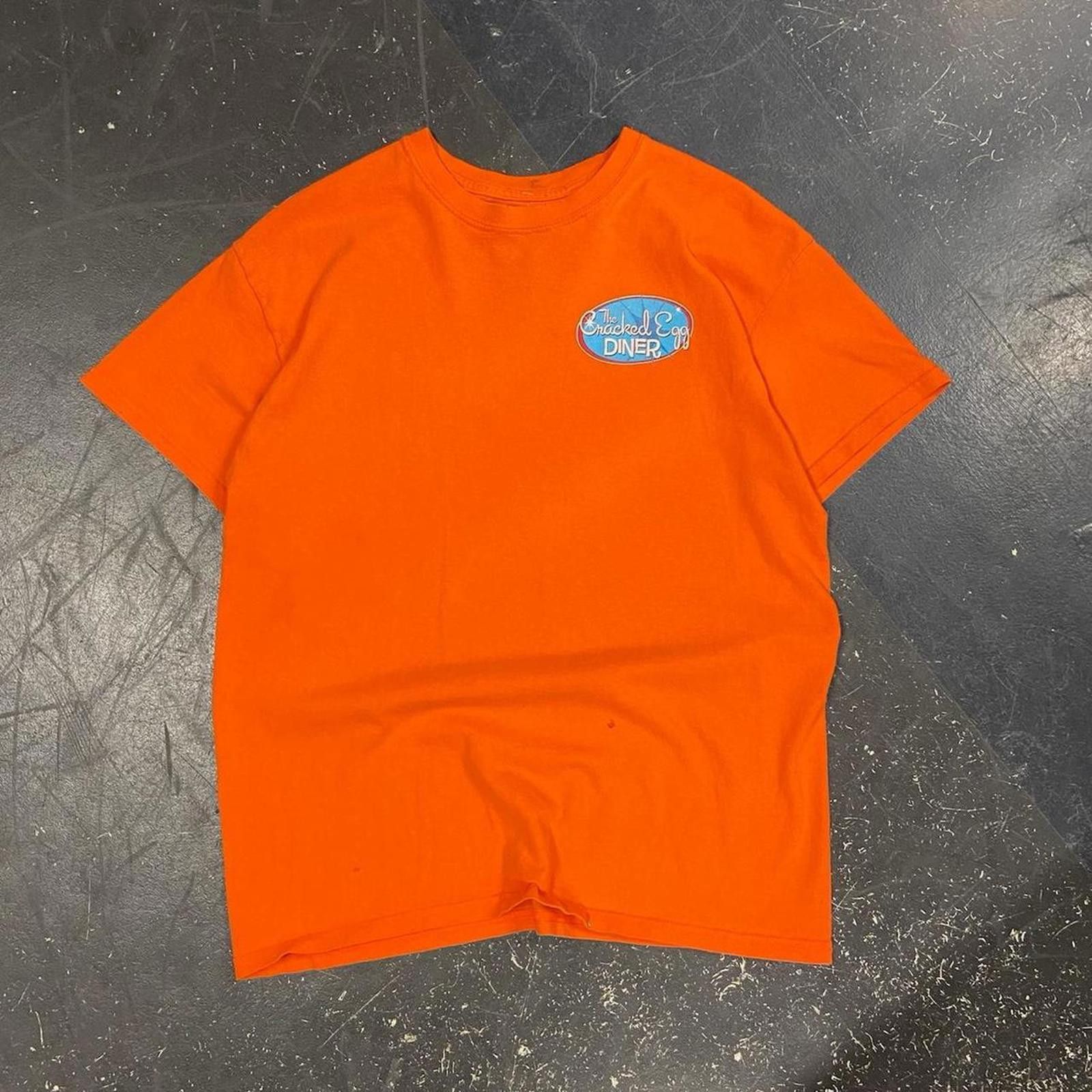 Vintage Cracked Egg Chicken Diner Biker Tee Size US M / EU 48-50 / 2 - 3 Thumbnail