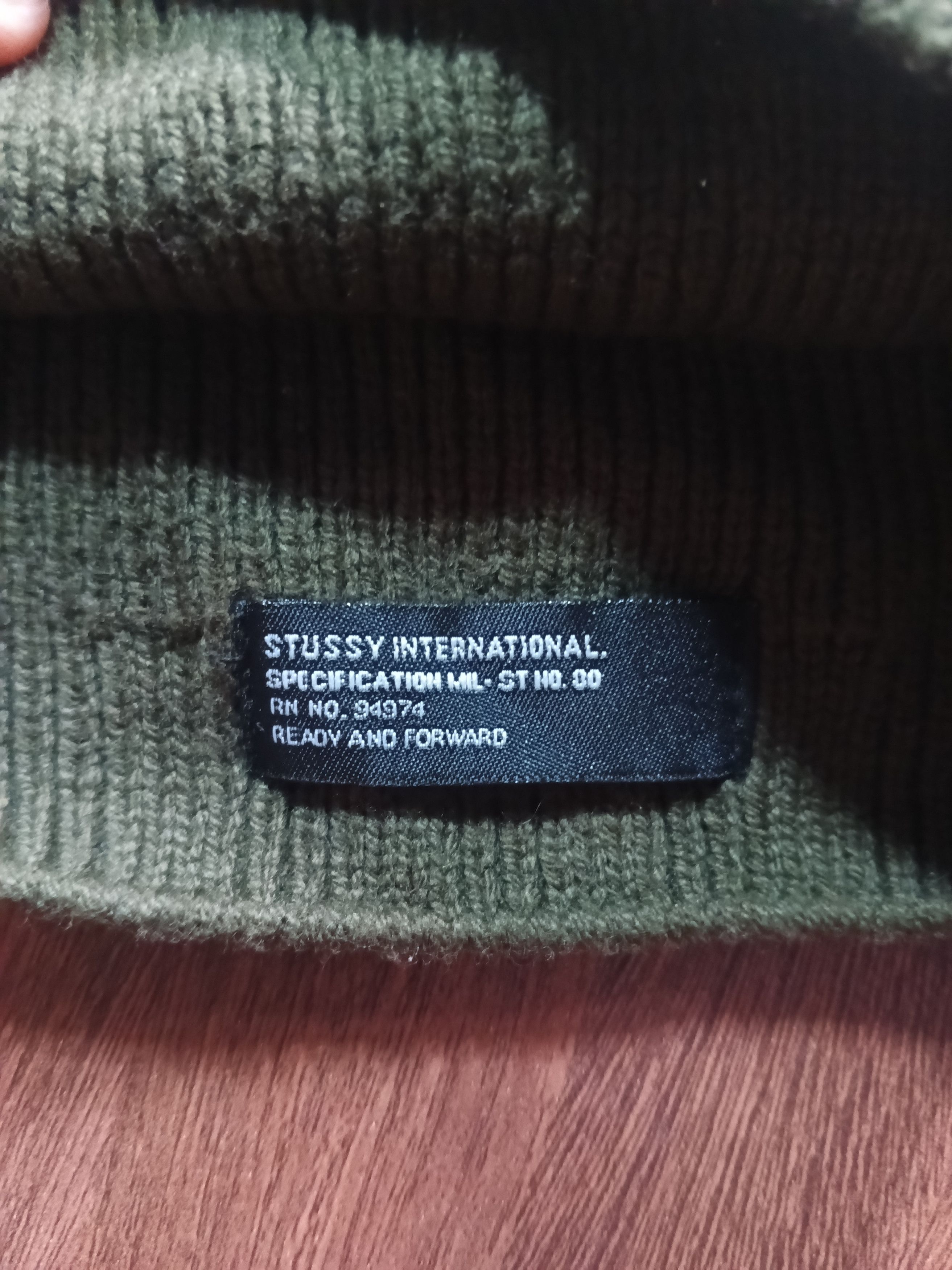 Stussy × Vintage Vintage Stussy Beanie Ready And Forward No.80 Size ONE SIZE - 3 Thumbnail