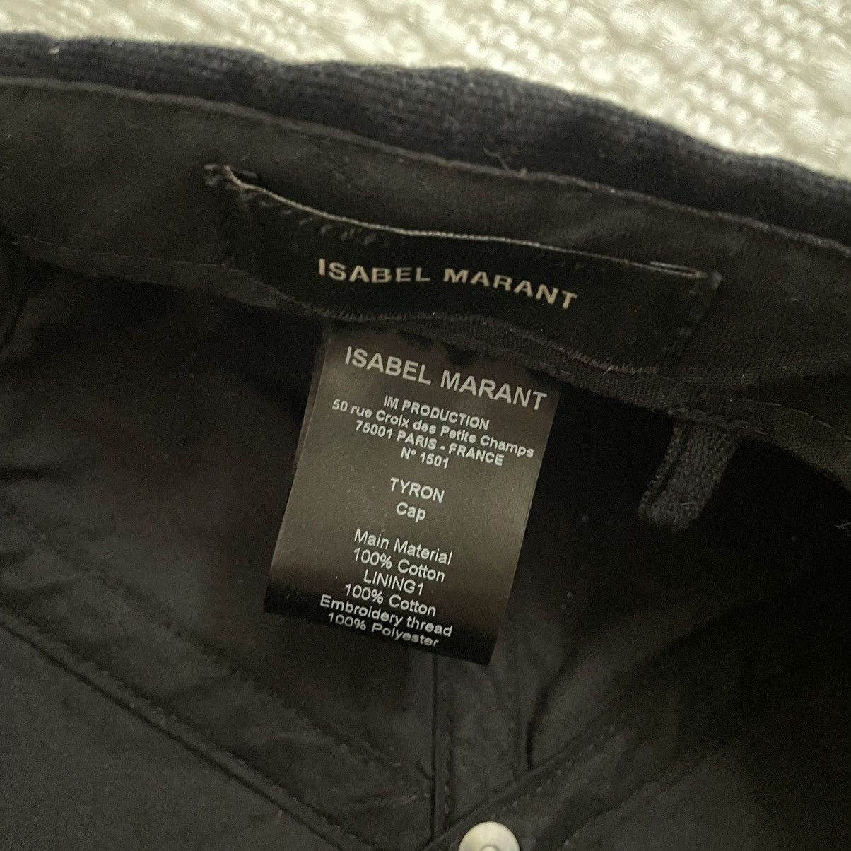 Isabel Marant Tyronyh Cap Size ONE SIZE - 6 Thumbnail