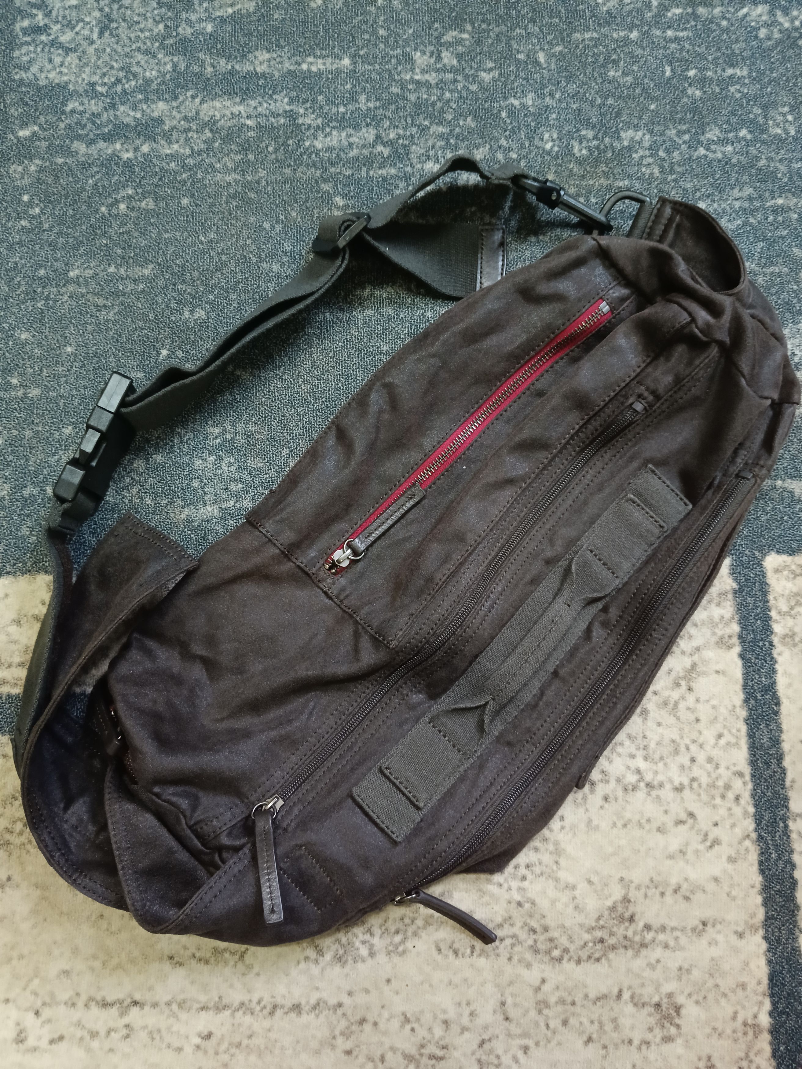 Japanese Brand VERY RARE🔥WAXED CROSSBODY TACTICAL ART BERG 2WAY Size ONE SIZE - 7 Thumbnail