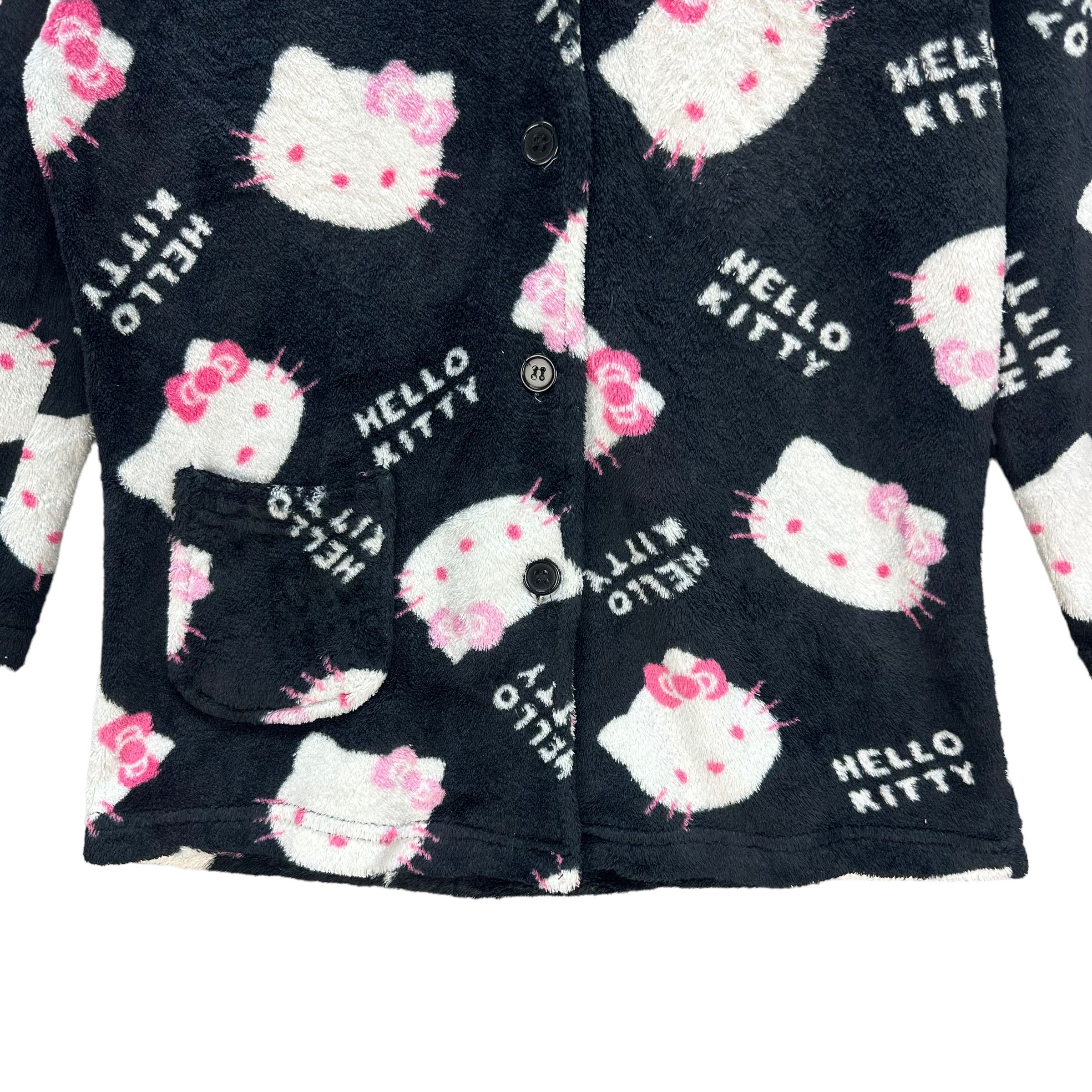Anime HELLO KITTY FLEECE SHIRT #7867-186 Size XS / US 0-2 / IT 36-38 - 3 Thumbnail